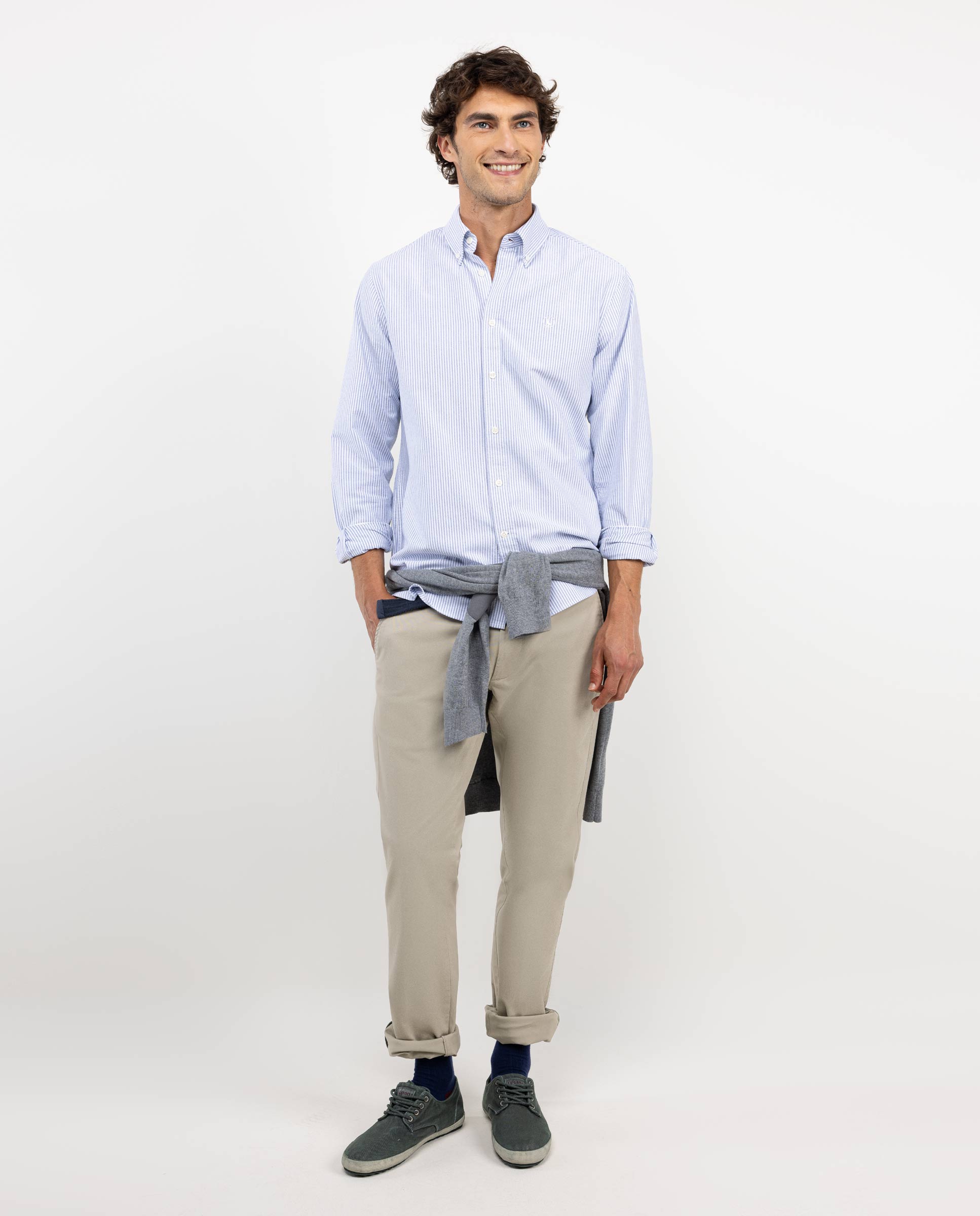 Camisa Oxford Yale Navy