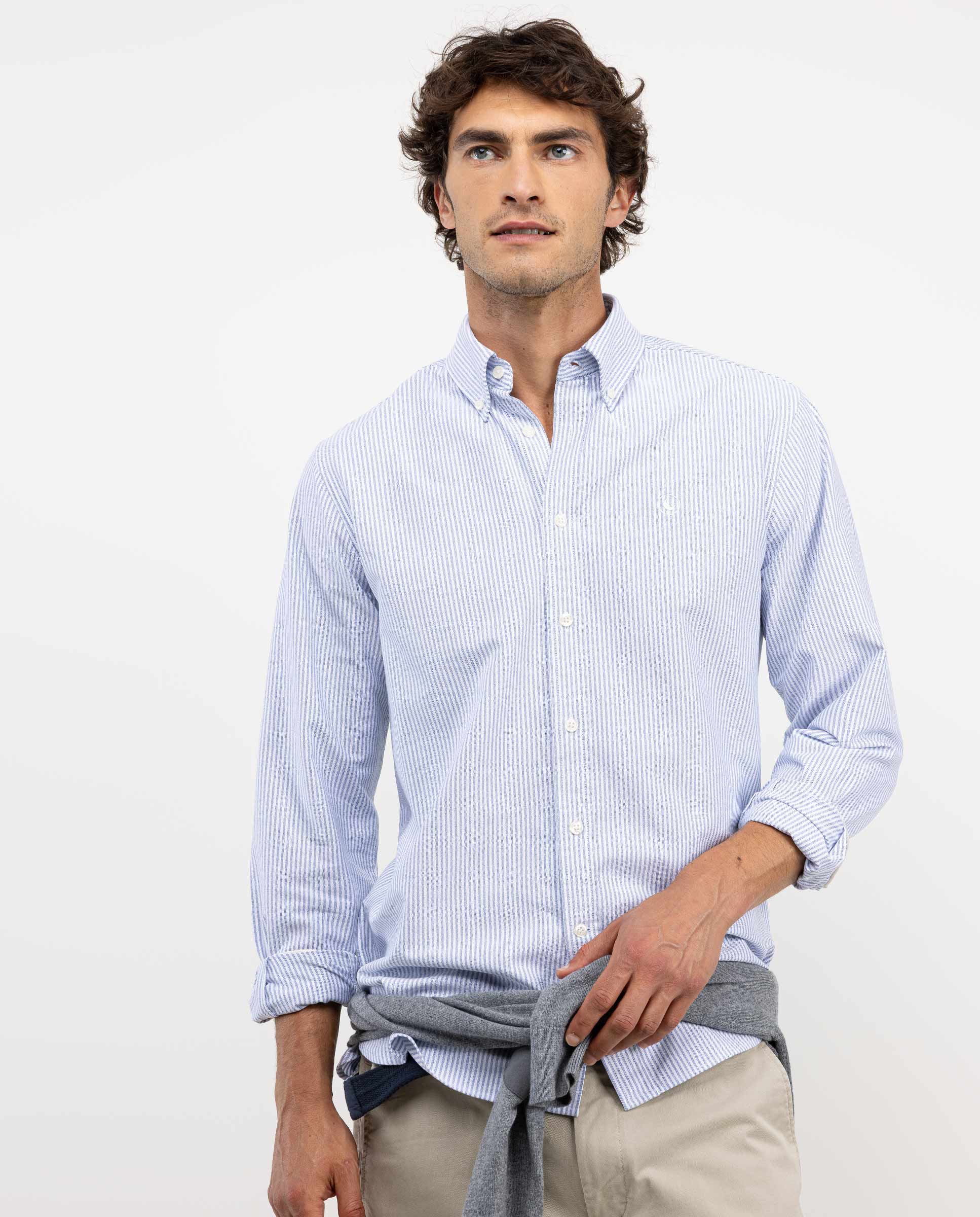 Camisa Oxford Yale Marino