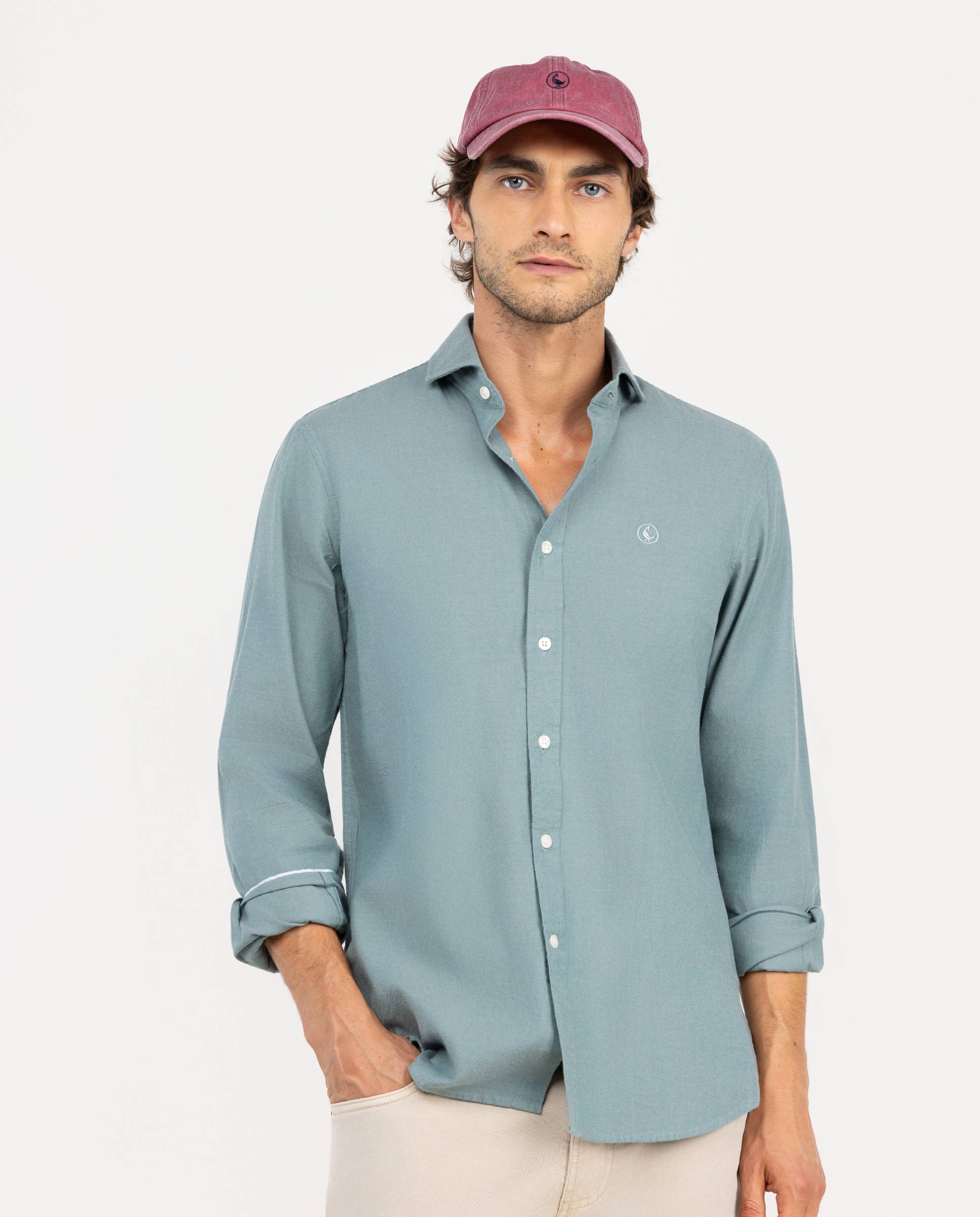 Chemise Viyela Verte