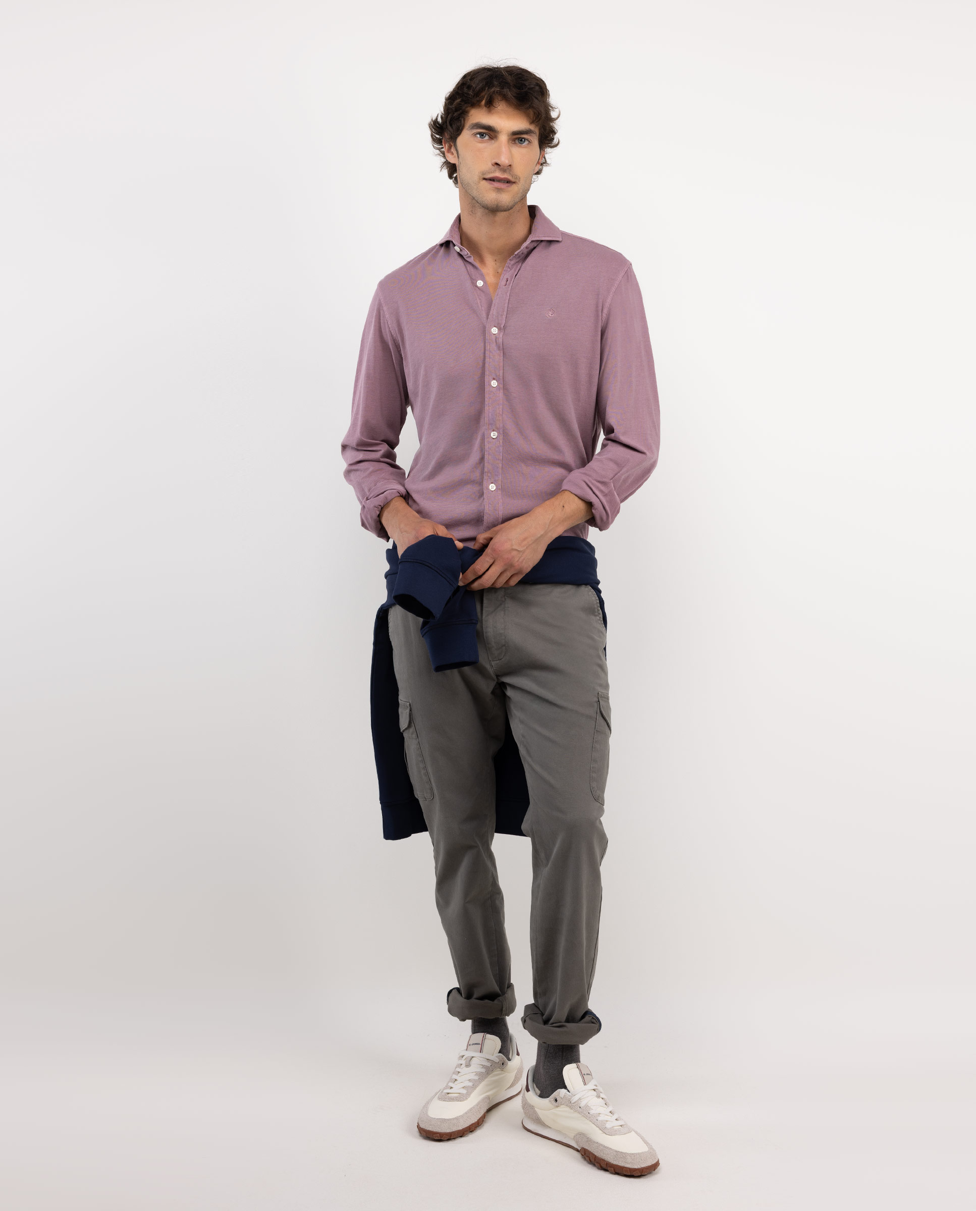Chemise Jersey Coton Rose