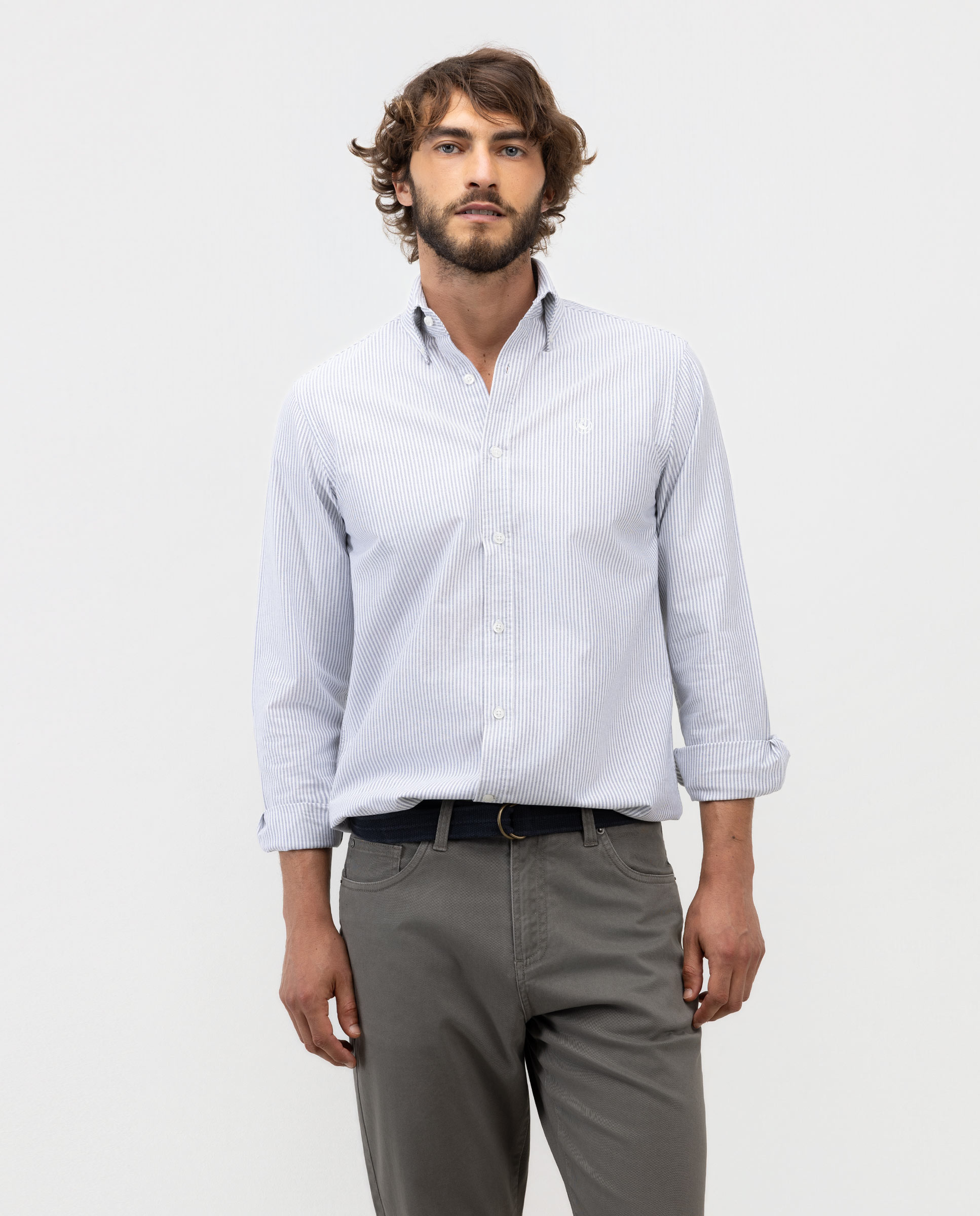 Yale Button Down Oxford Shirt Navy