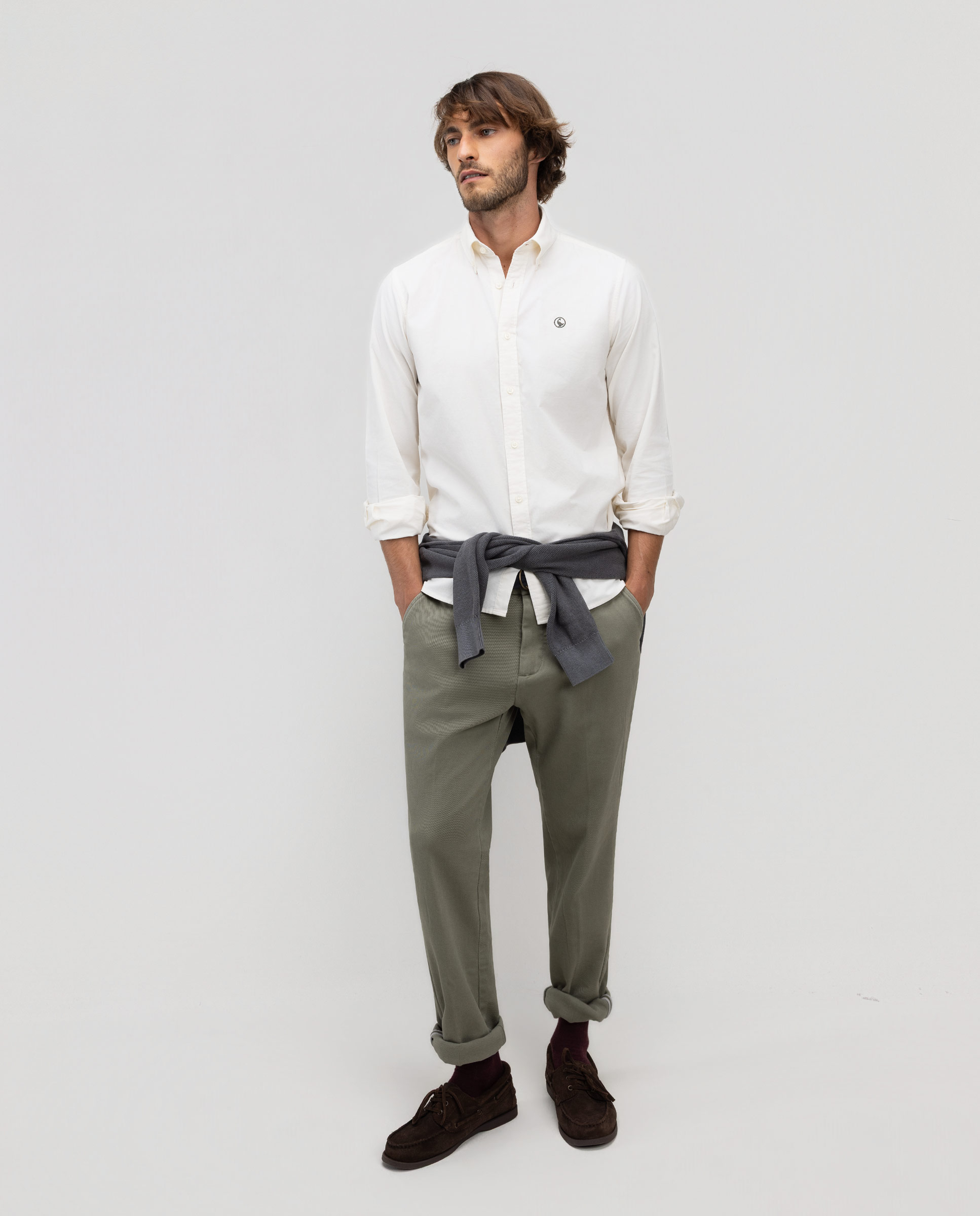 Camisa Pana Garment Dyed Button Down Crudo