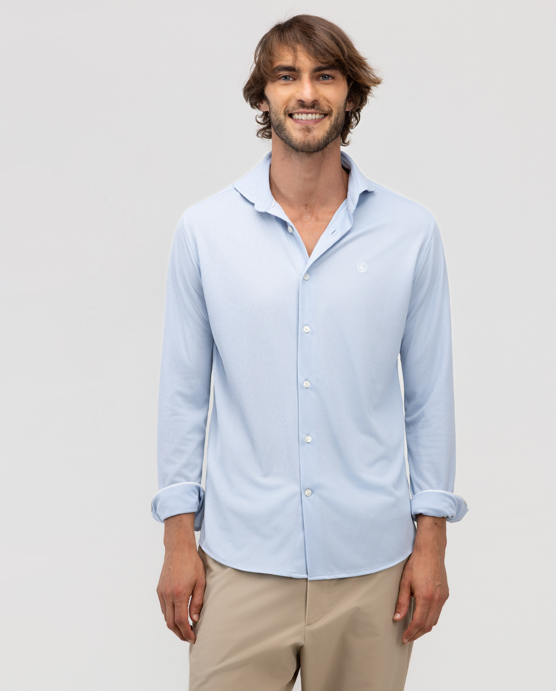 Camisa Sepiia Lisa Celeste