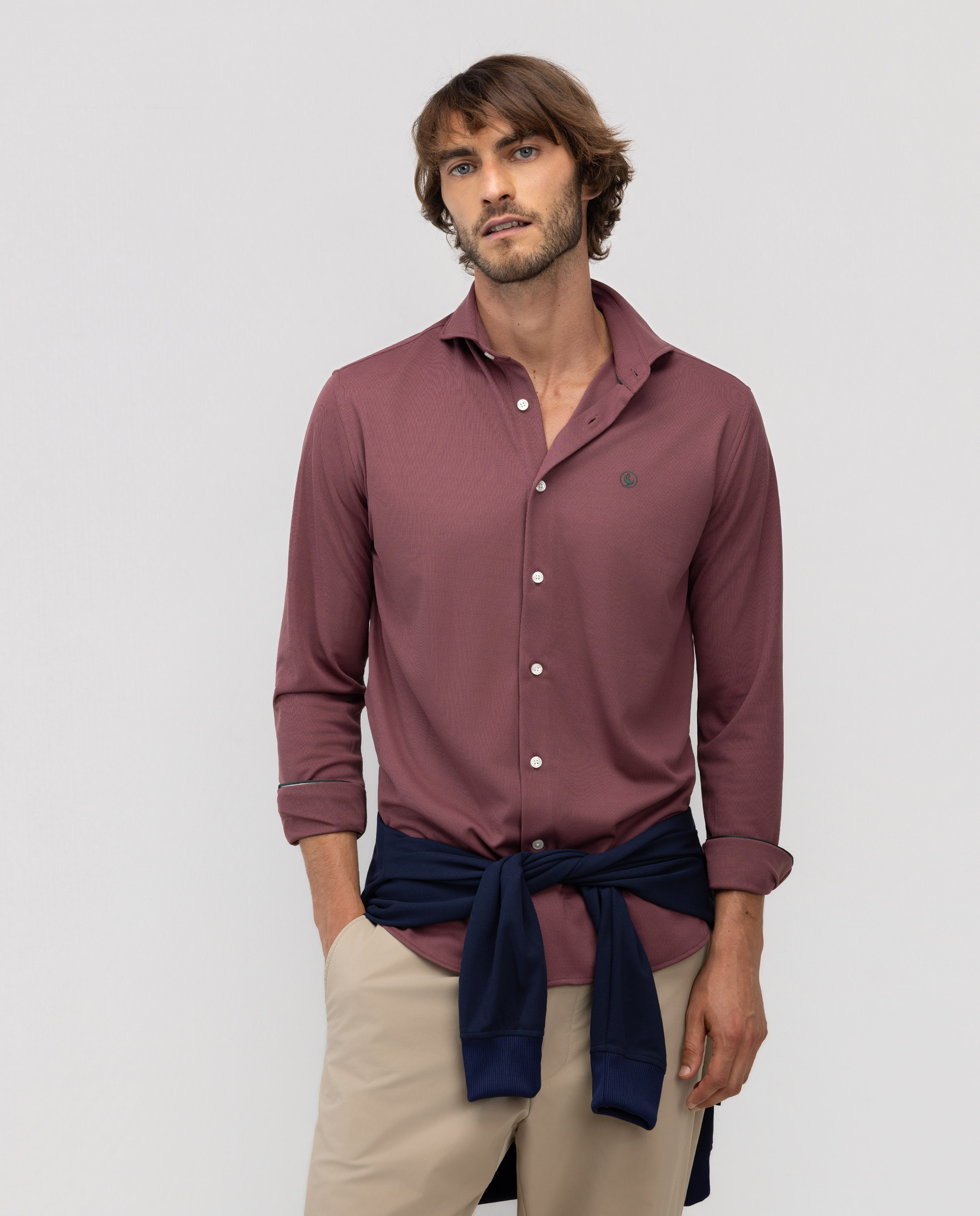 Camisa Sepiia Lisa Granate