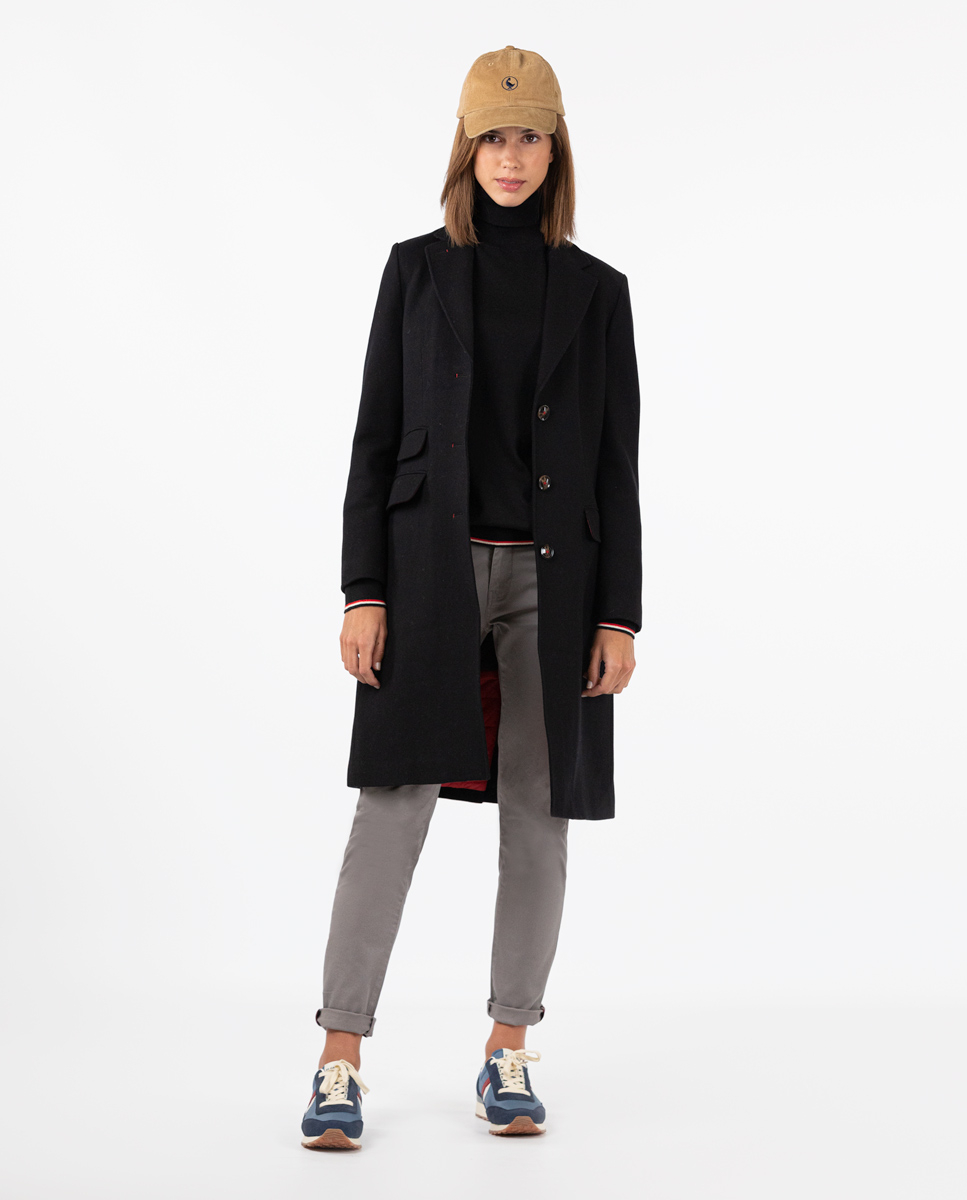 Black Wool Coat