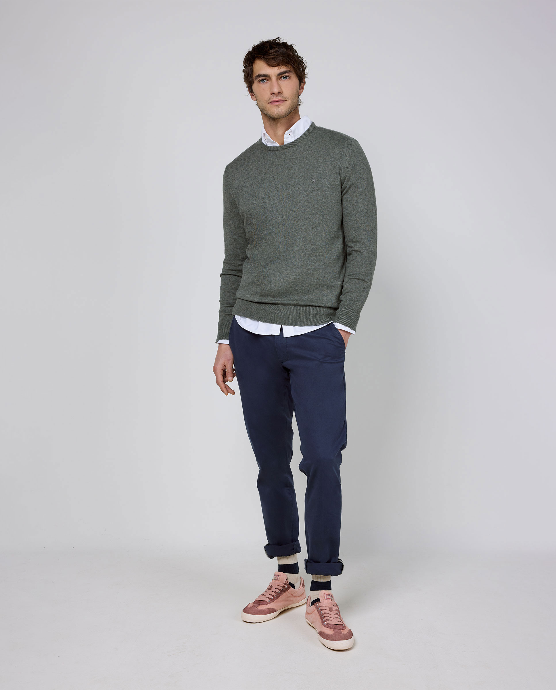 Jersey Cuello Caja Verde