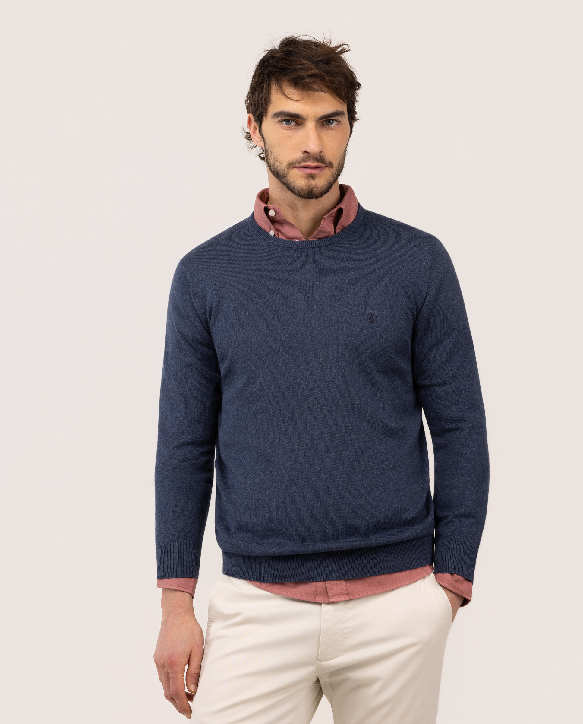 Jersey Cuello Caja Índigo
