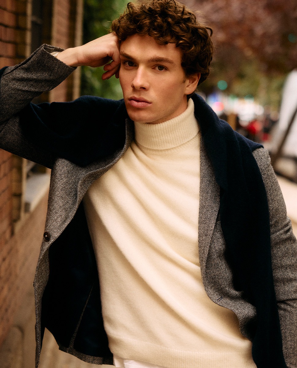 Jersey Cuello Cisne Crudo