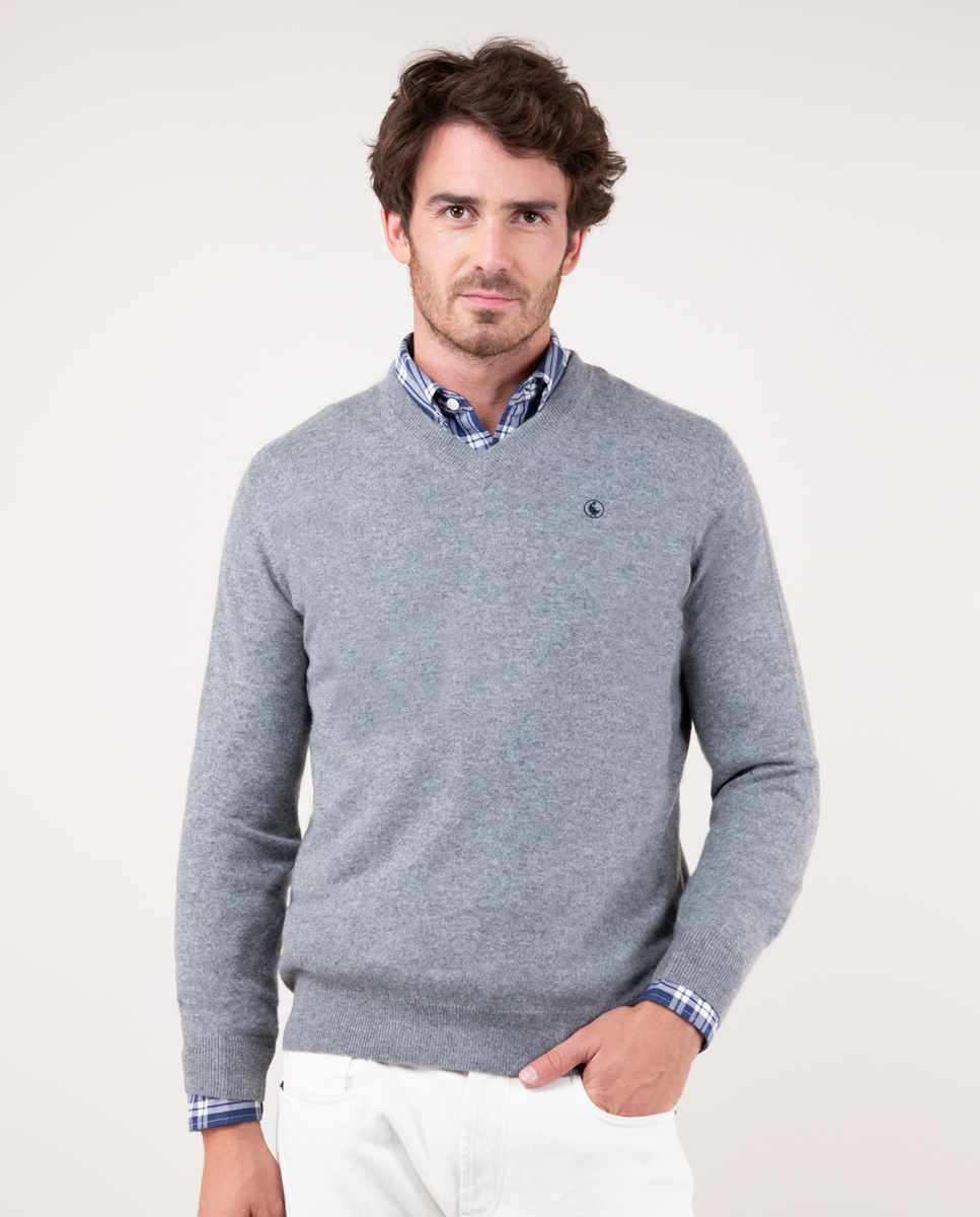 Grey Cashmere Jumper