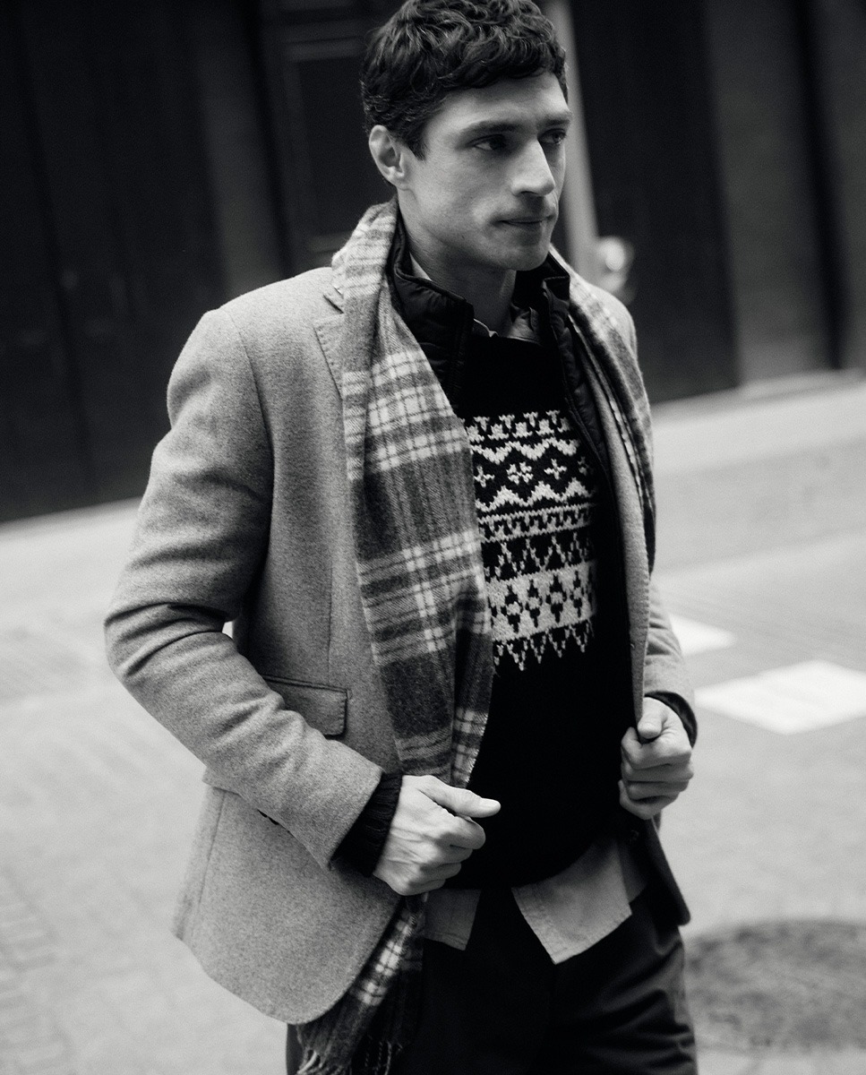 Navy Faire Isle Jumper