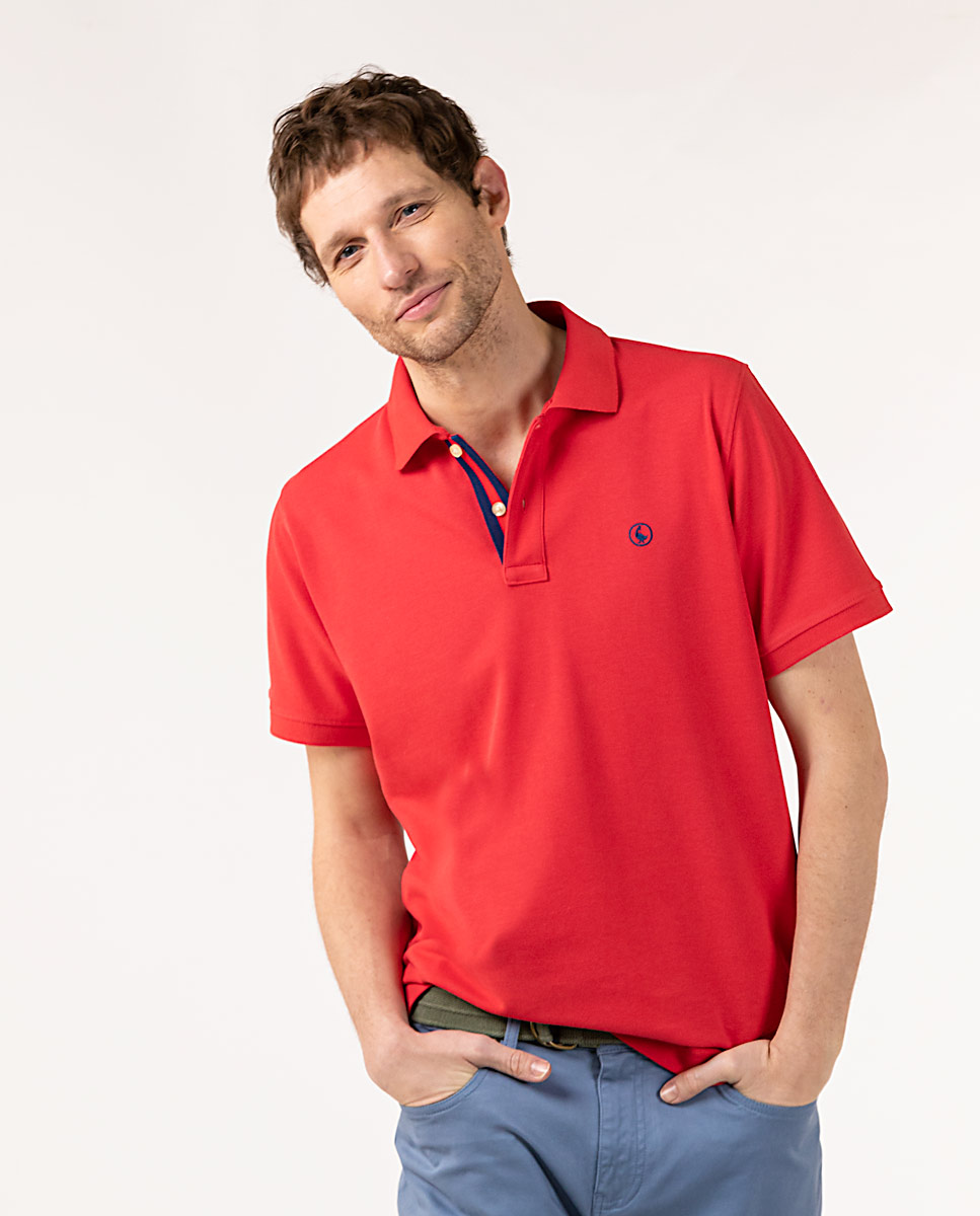 Polo Liso Rojo