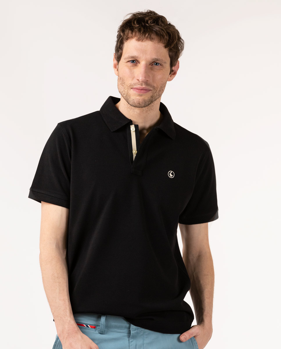 Polo Liso Negro