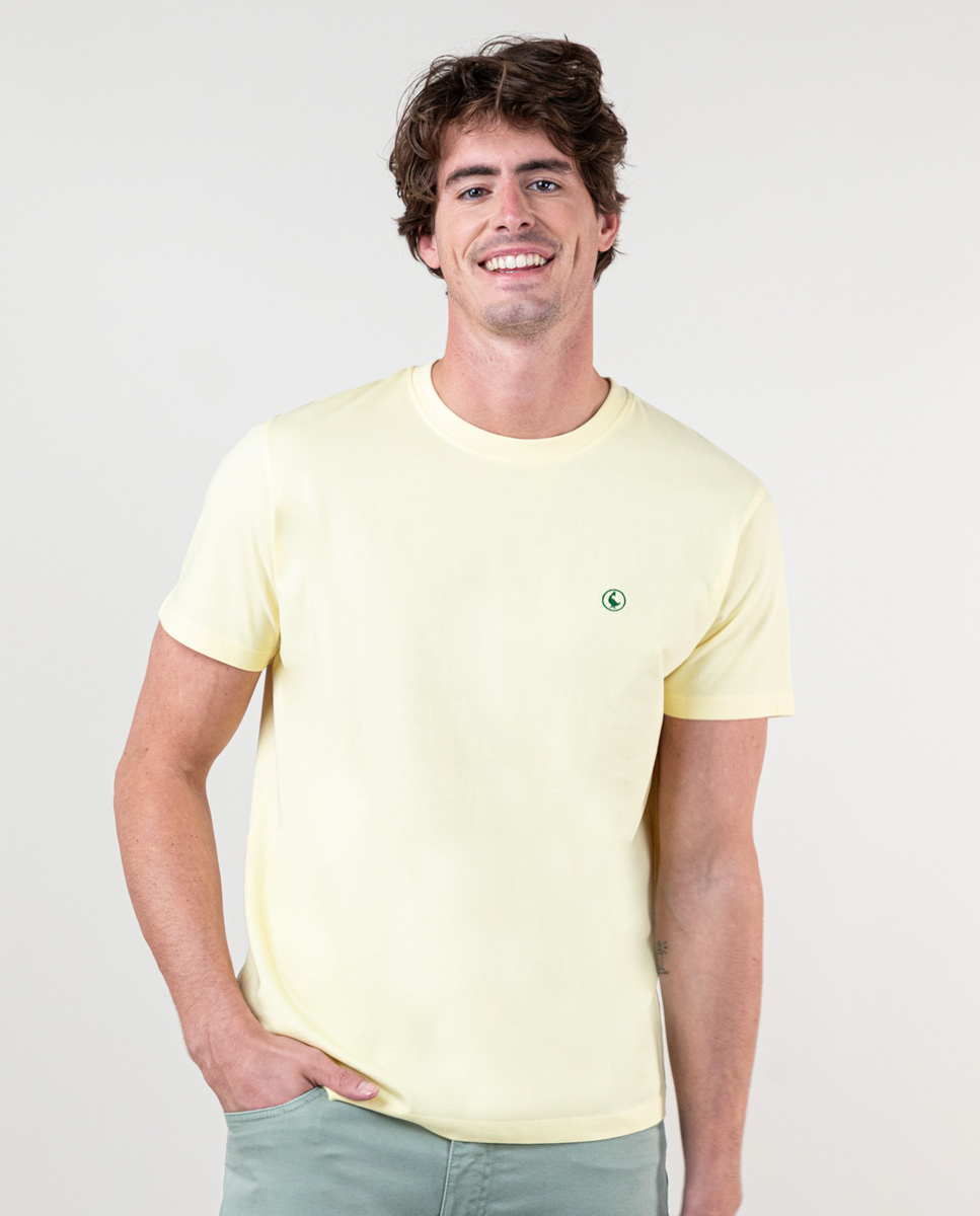 Garment Dyed Yellow T-shirt