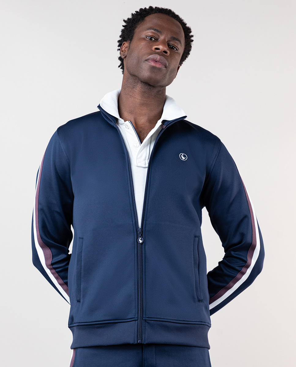 Sweat Track Rétro Marine
