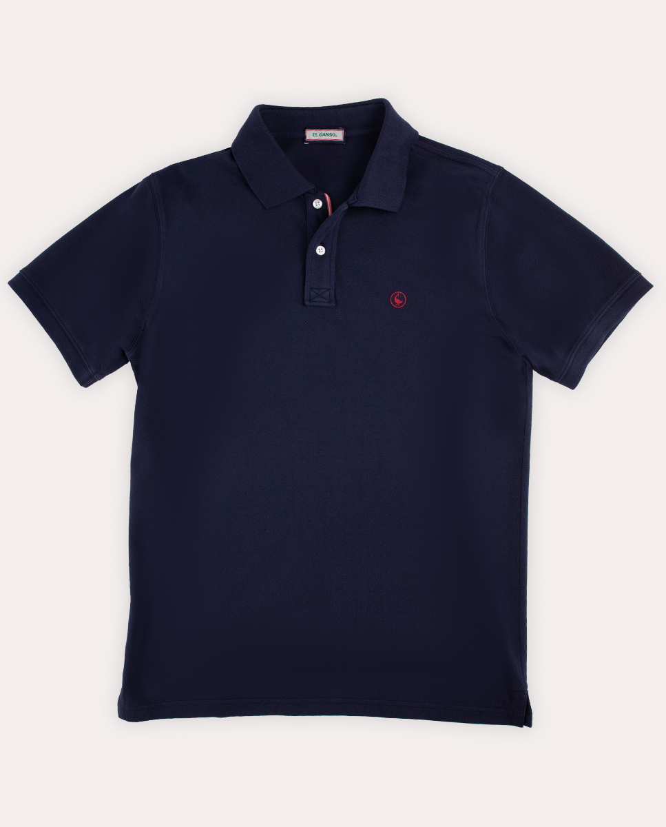 Polo Piqué Garment Dyed Marino