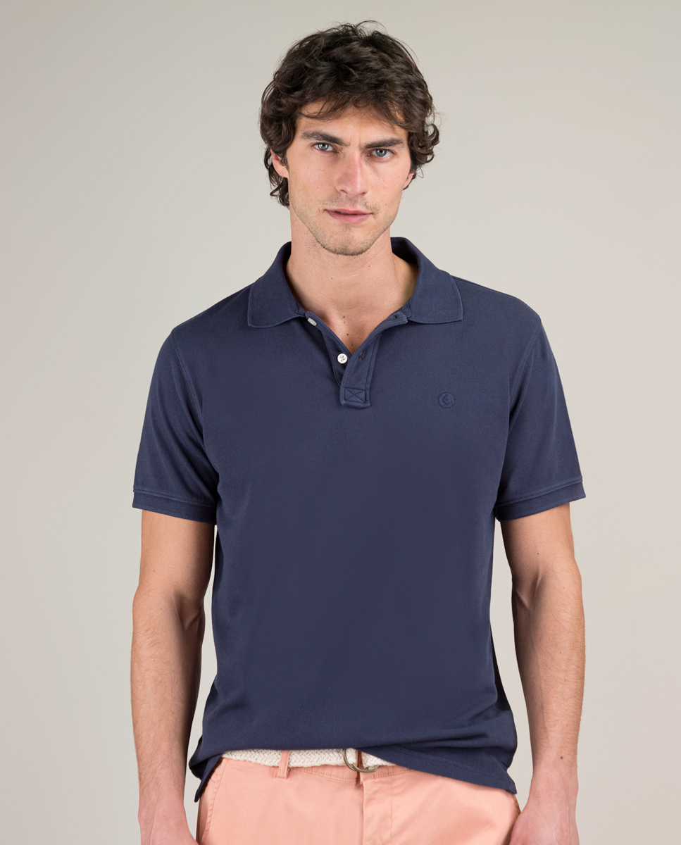 Polo Piqué Pigment Dyed Marino