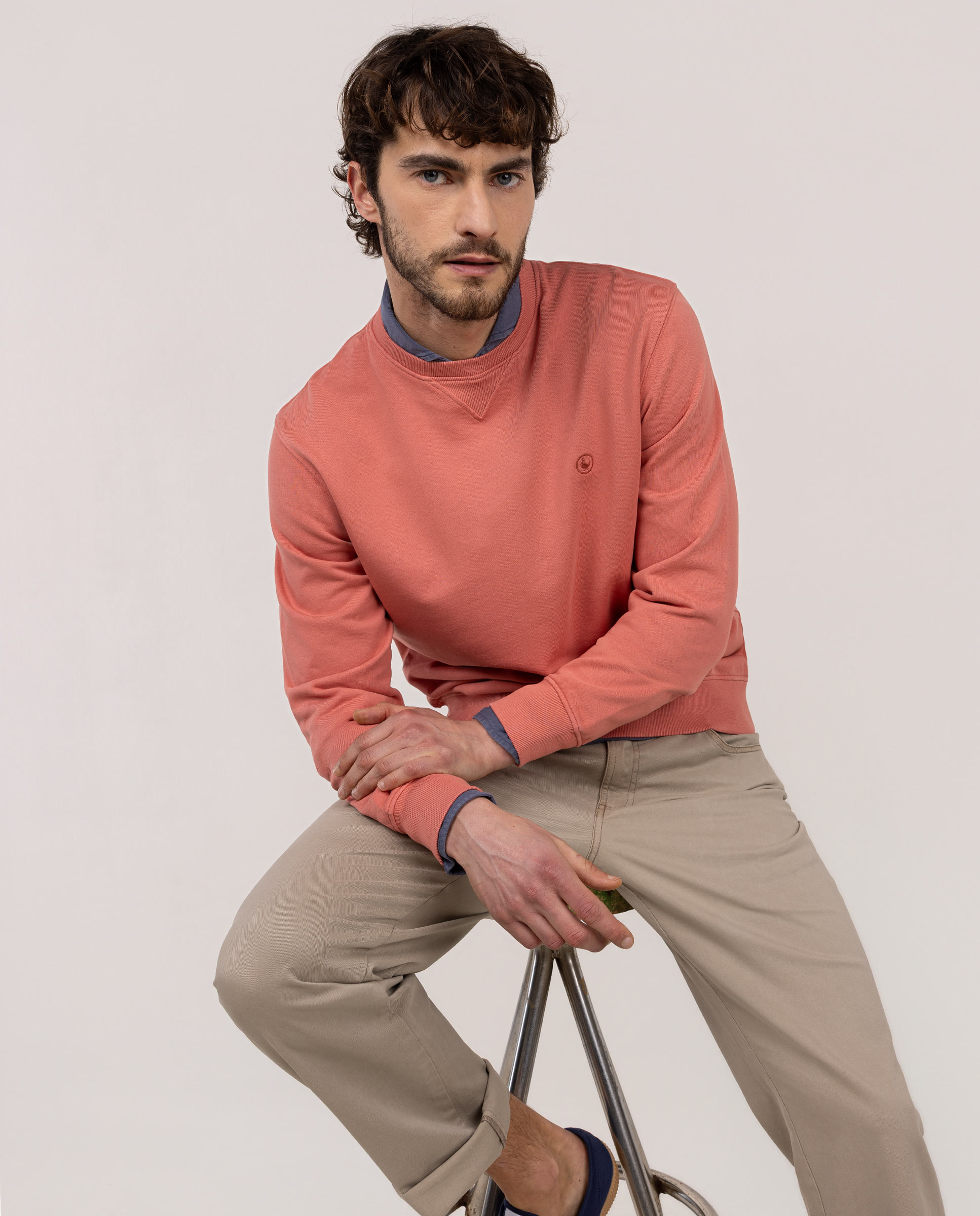 Sudadera Cuello Caja Rojo