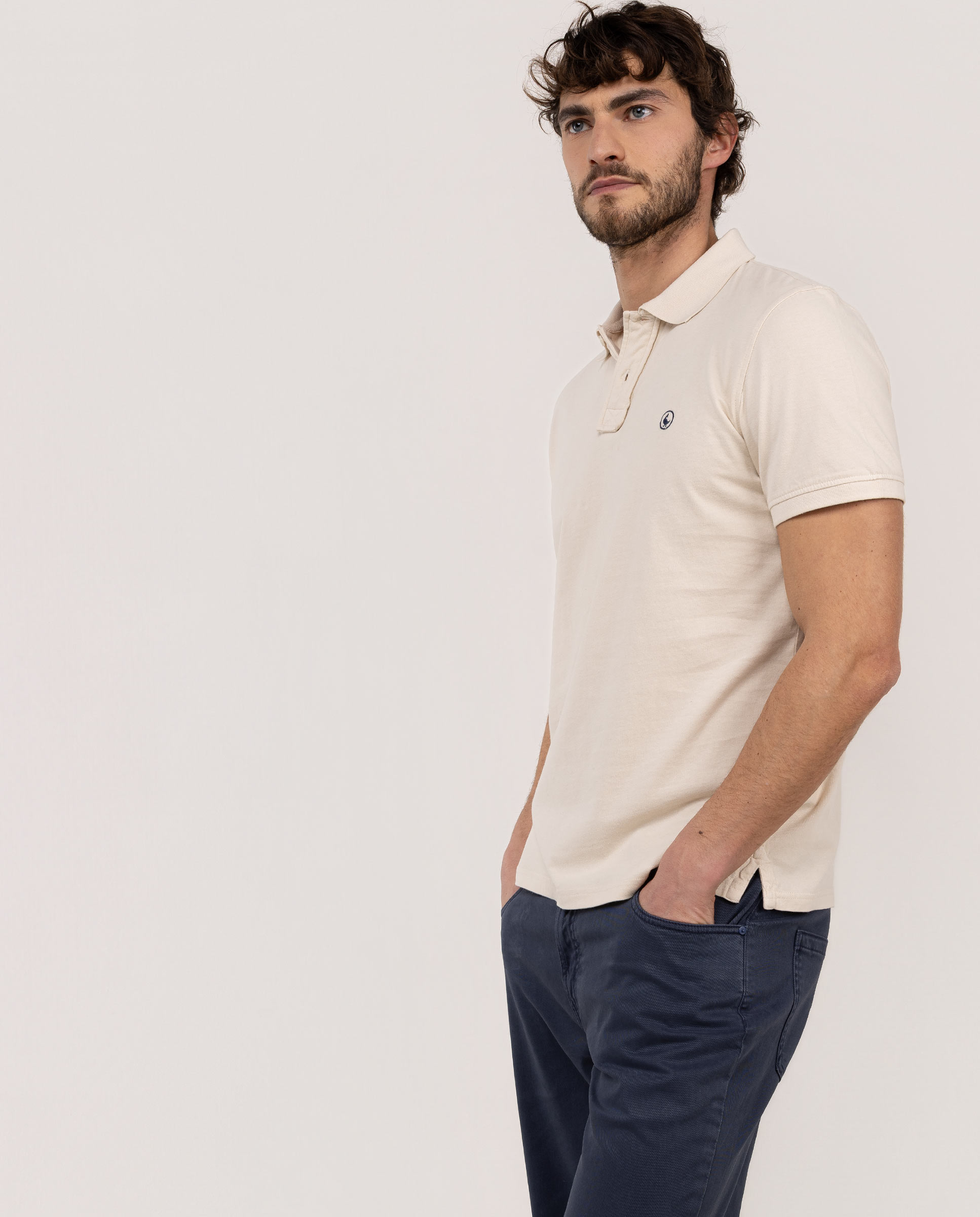 Polo Single Jersey Crudo