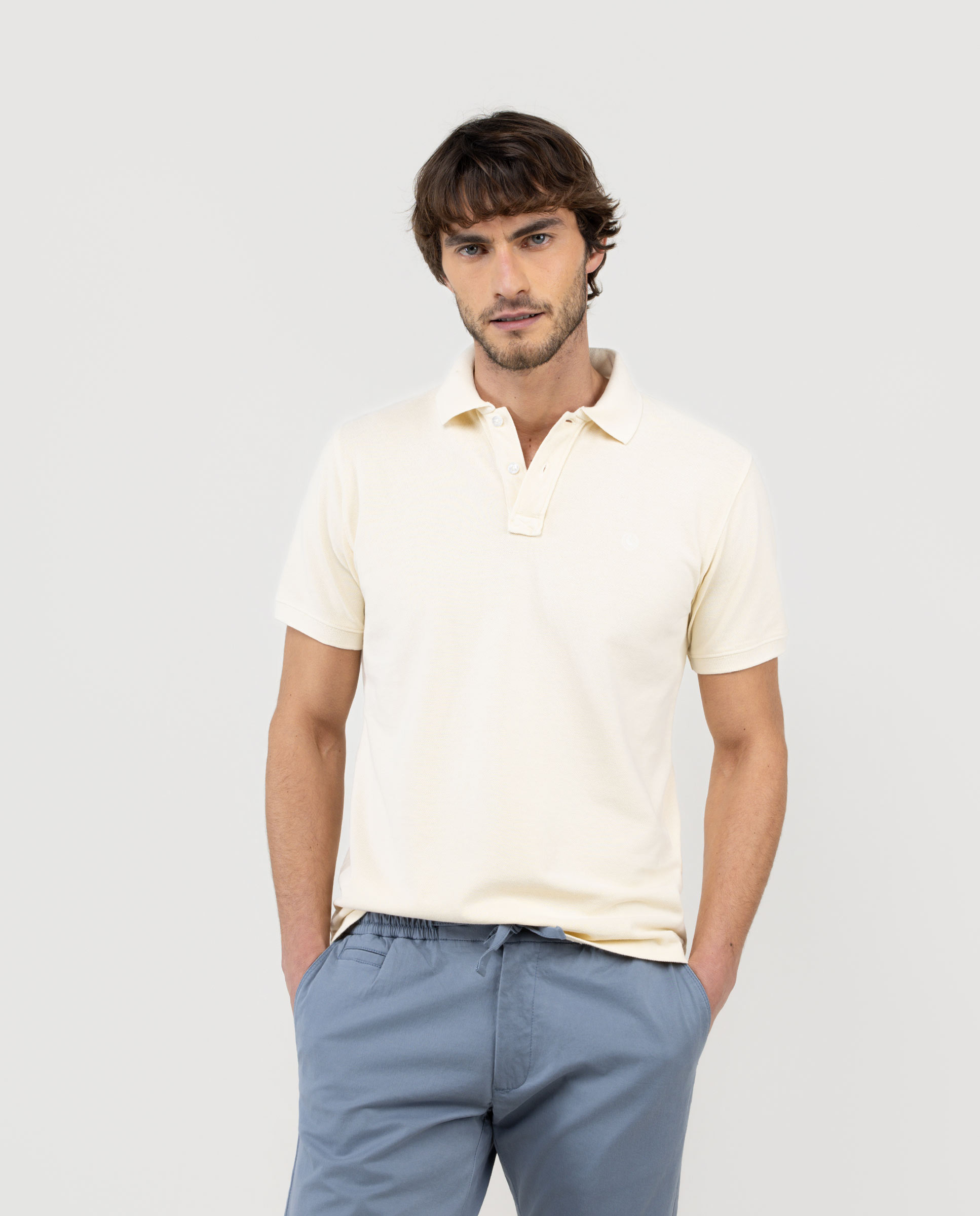 Polo Tinte Natural Crudo