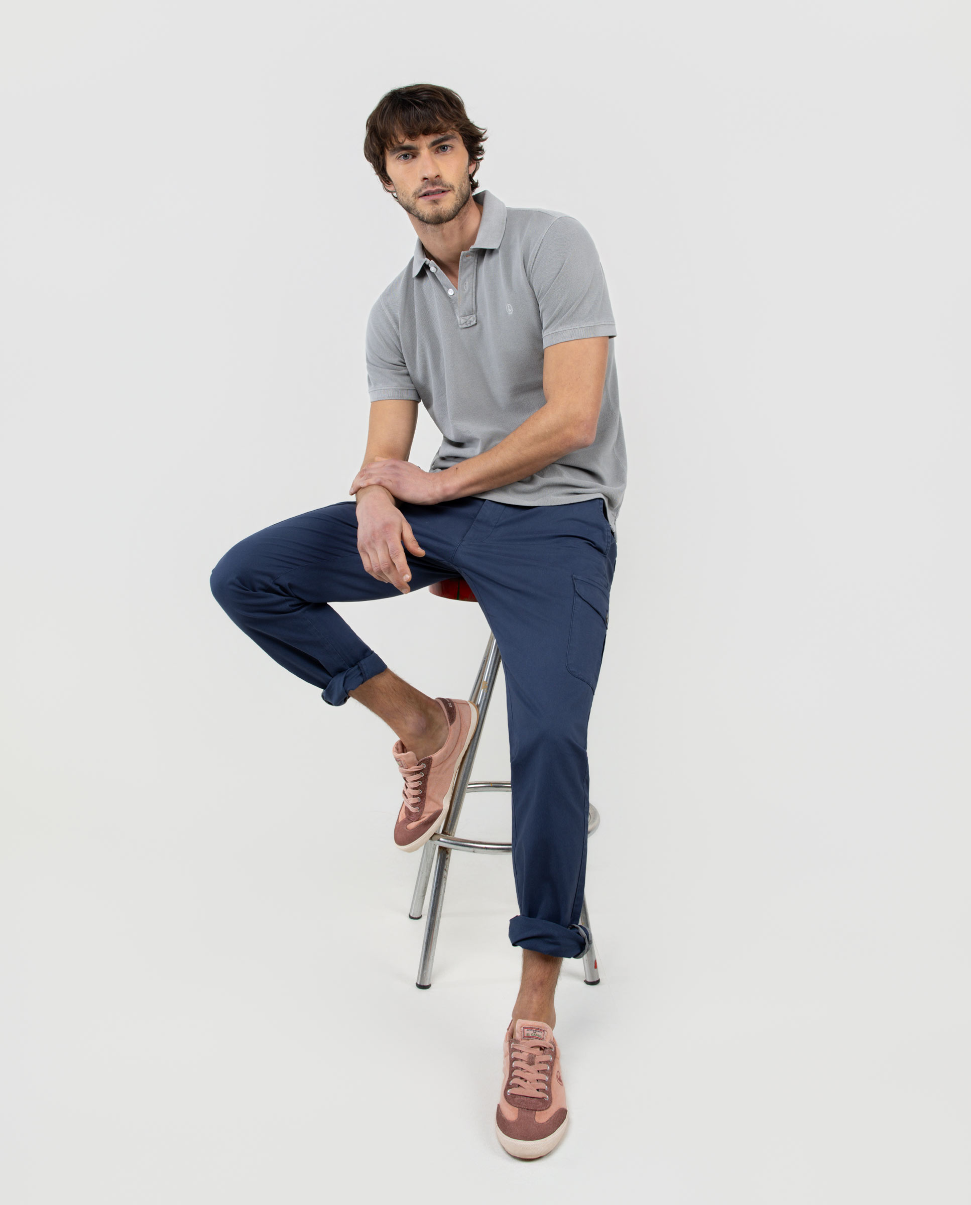Polo Tinte Natural Gris