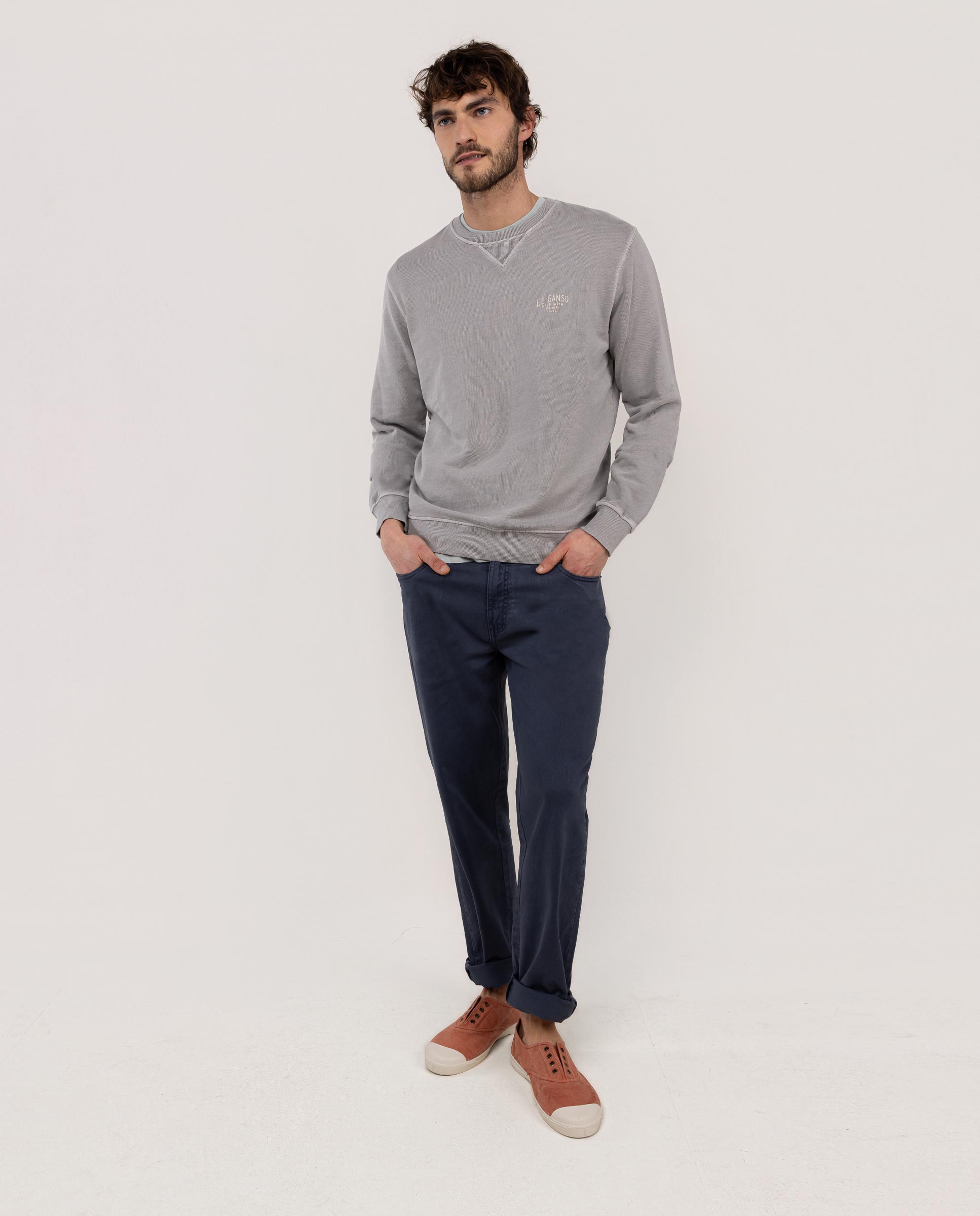 Sudadera Tinte Mineral Gris