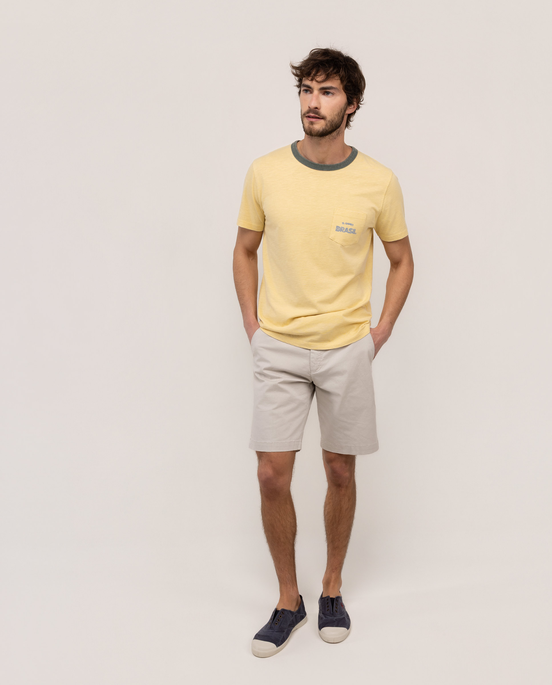 Camiseta Retro Slub Brasil