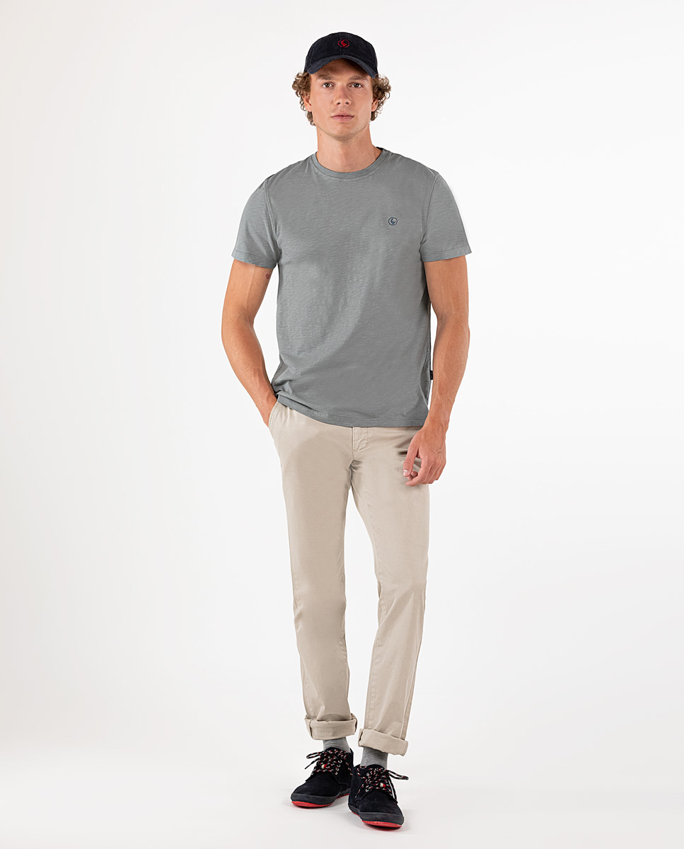 Tee-shirt Col Rond Vert