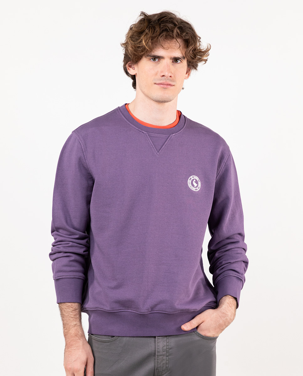 Sweat Col Rond Violet
