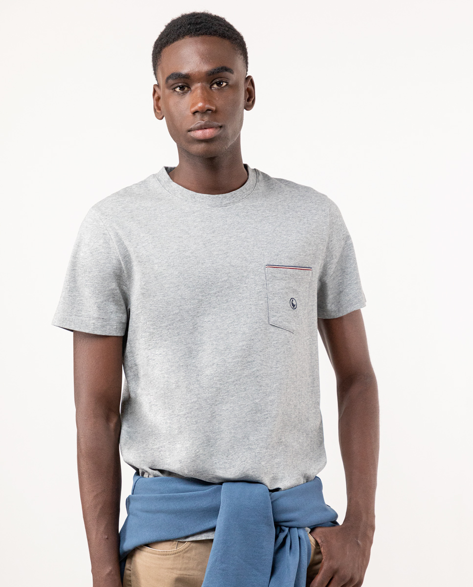 Tee-shirt Gris Chiné
