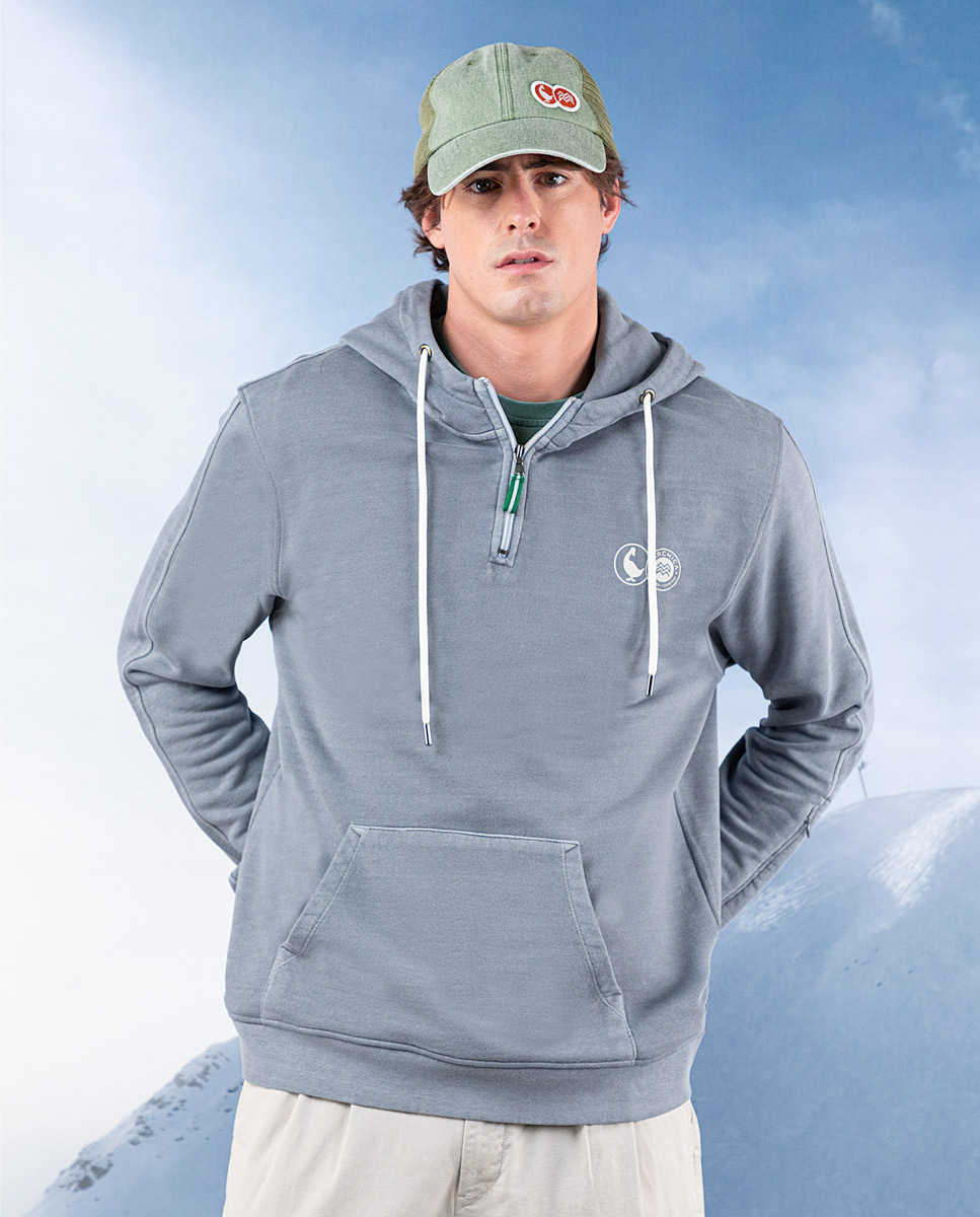 Sudadera Capucha Marchica Gris