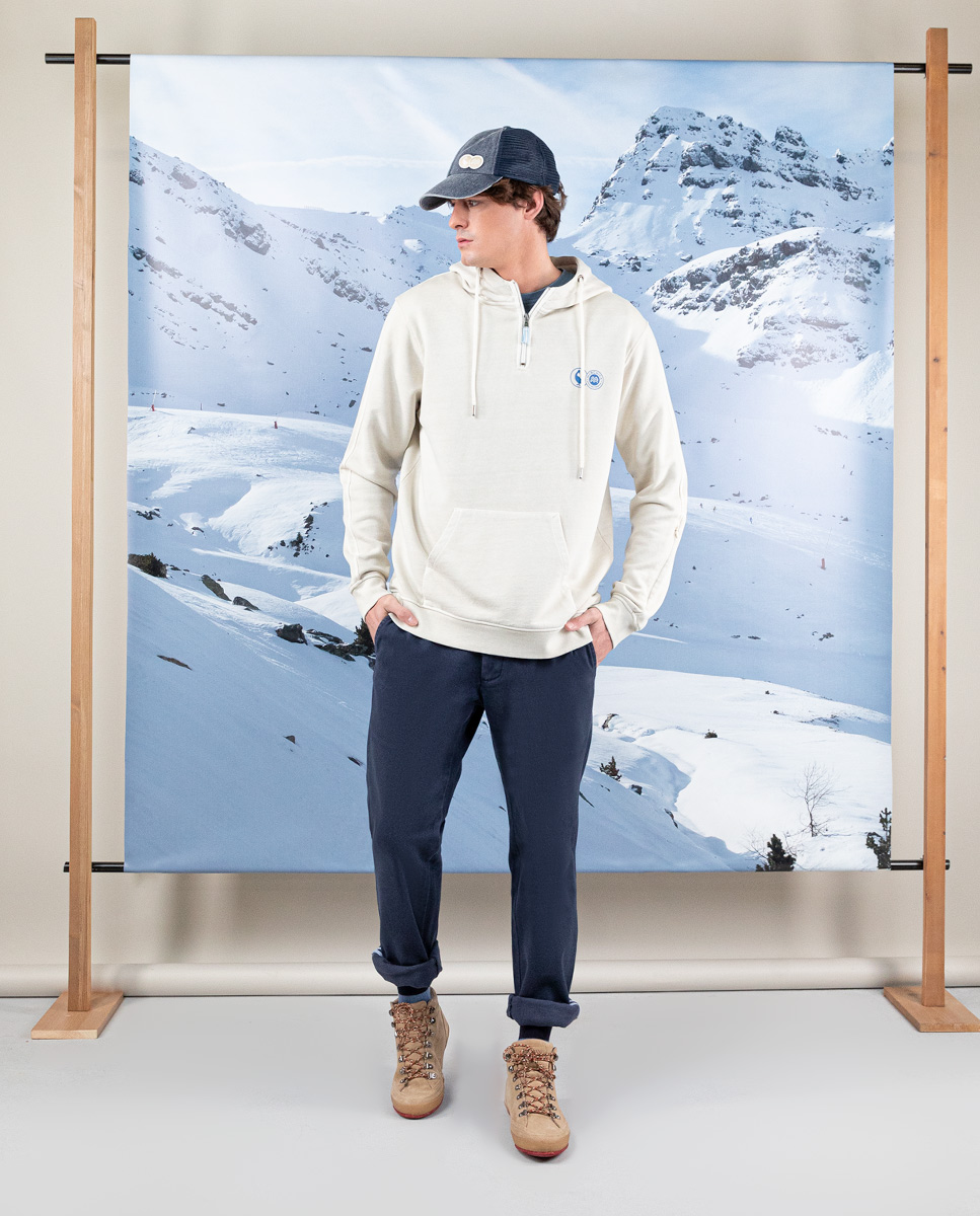 Sudadera Capucha Marchica Crudo