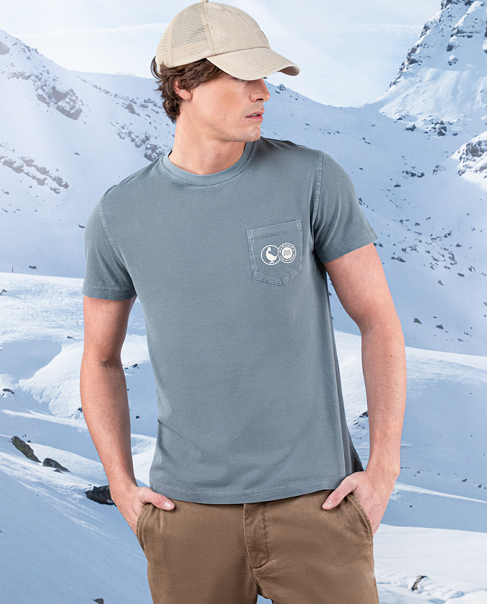 T-Shirt Garment Dyed Marchica Grey