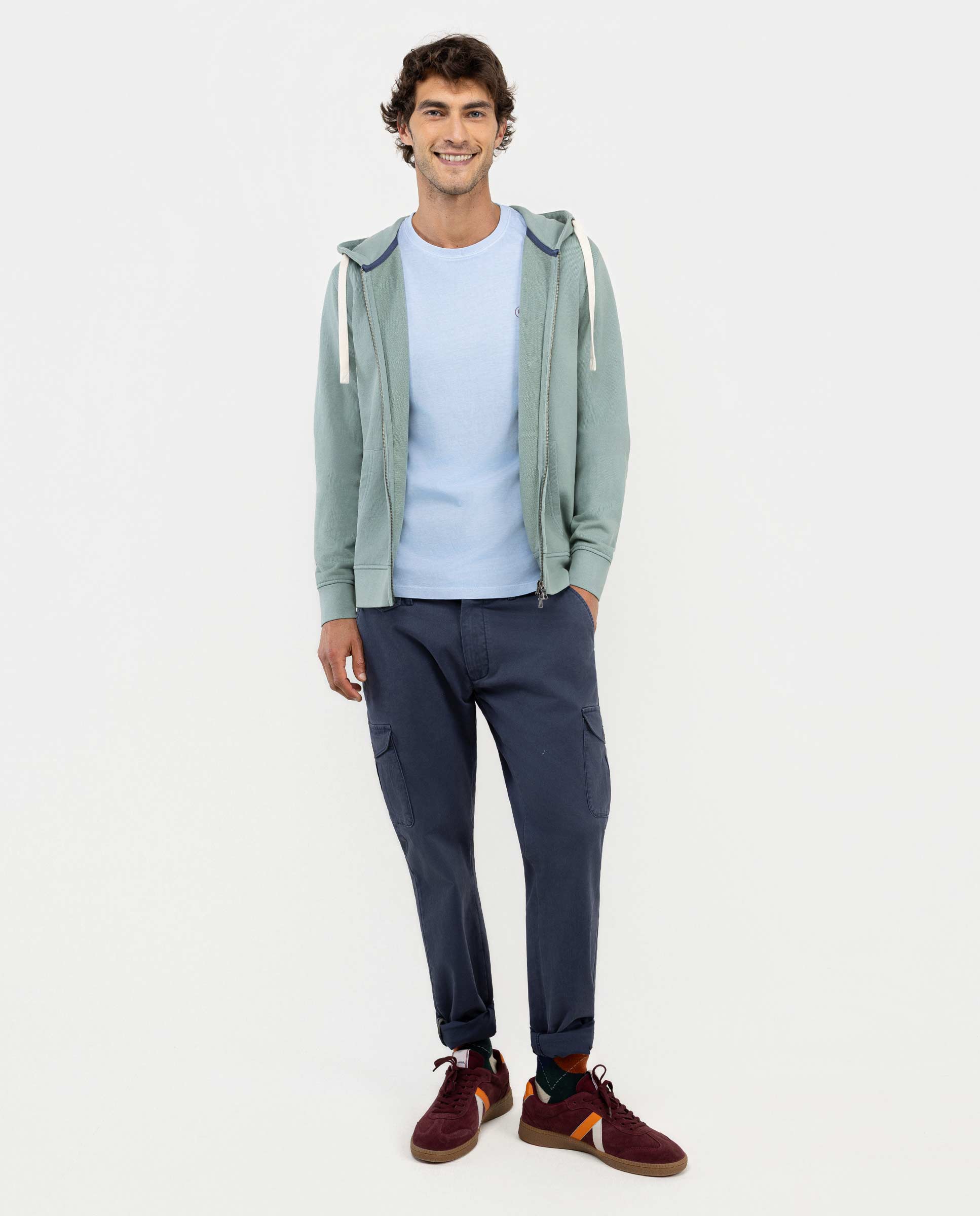 Mint Zipper Sweatshirt