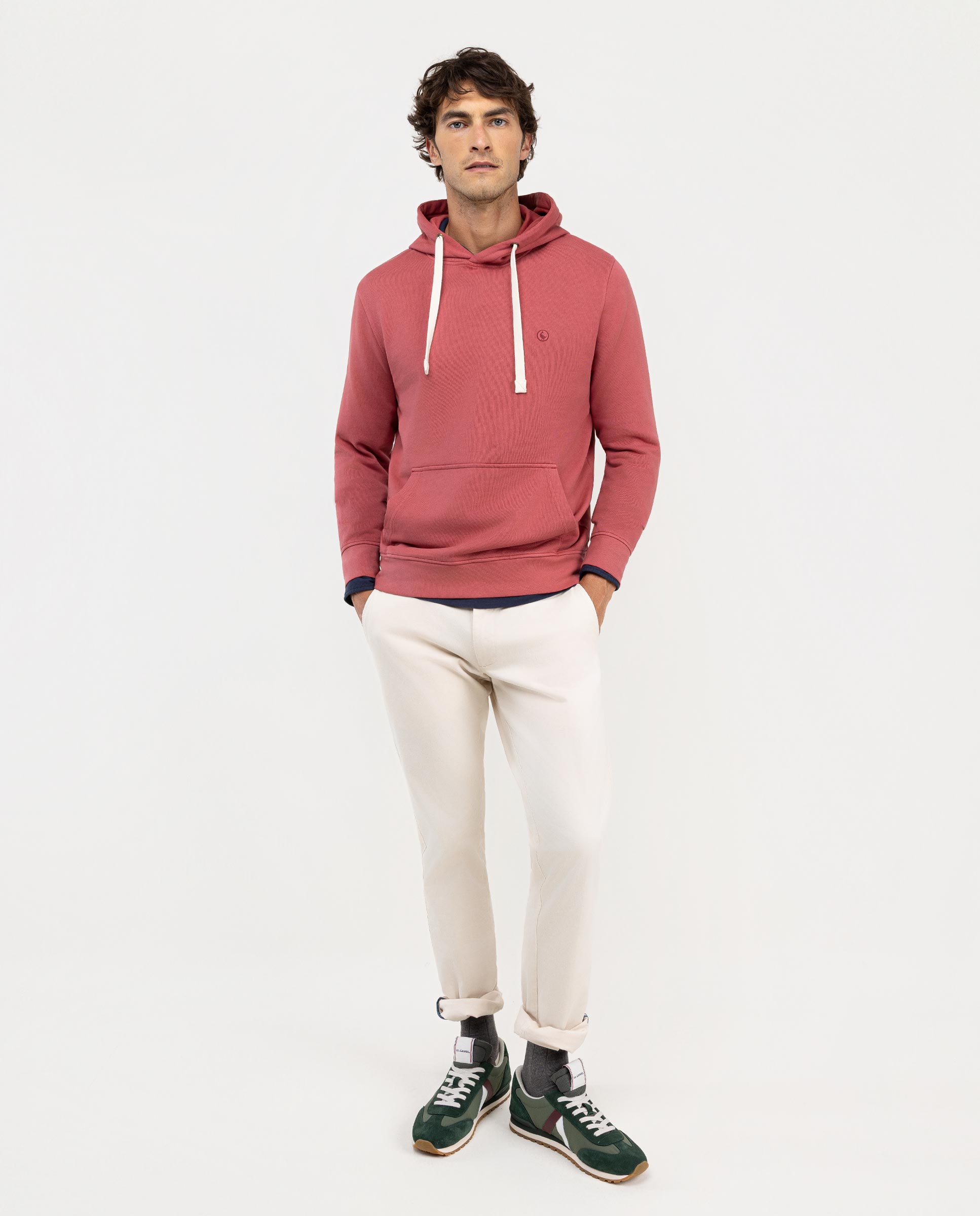 Sudadera Capucha Rojo