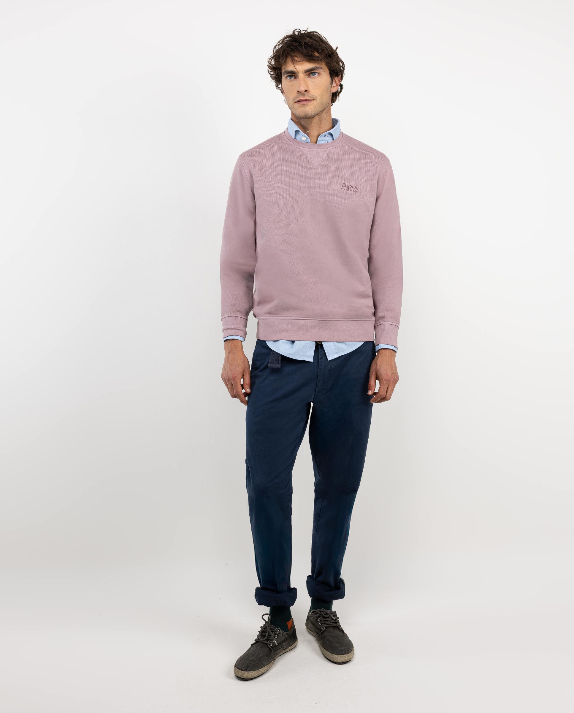 Sudadera Timeless Malva