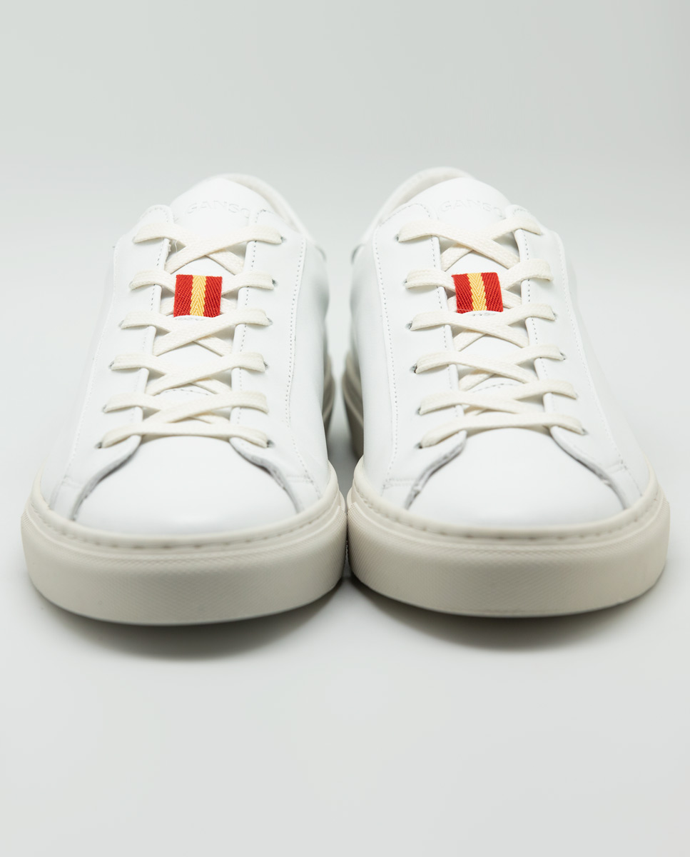 RFEF White Leather Sneaker