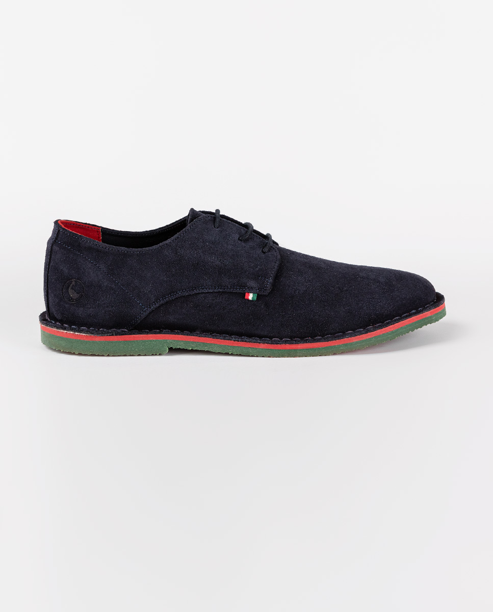 Chaussure Guerrière Daim Marine