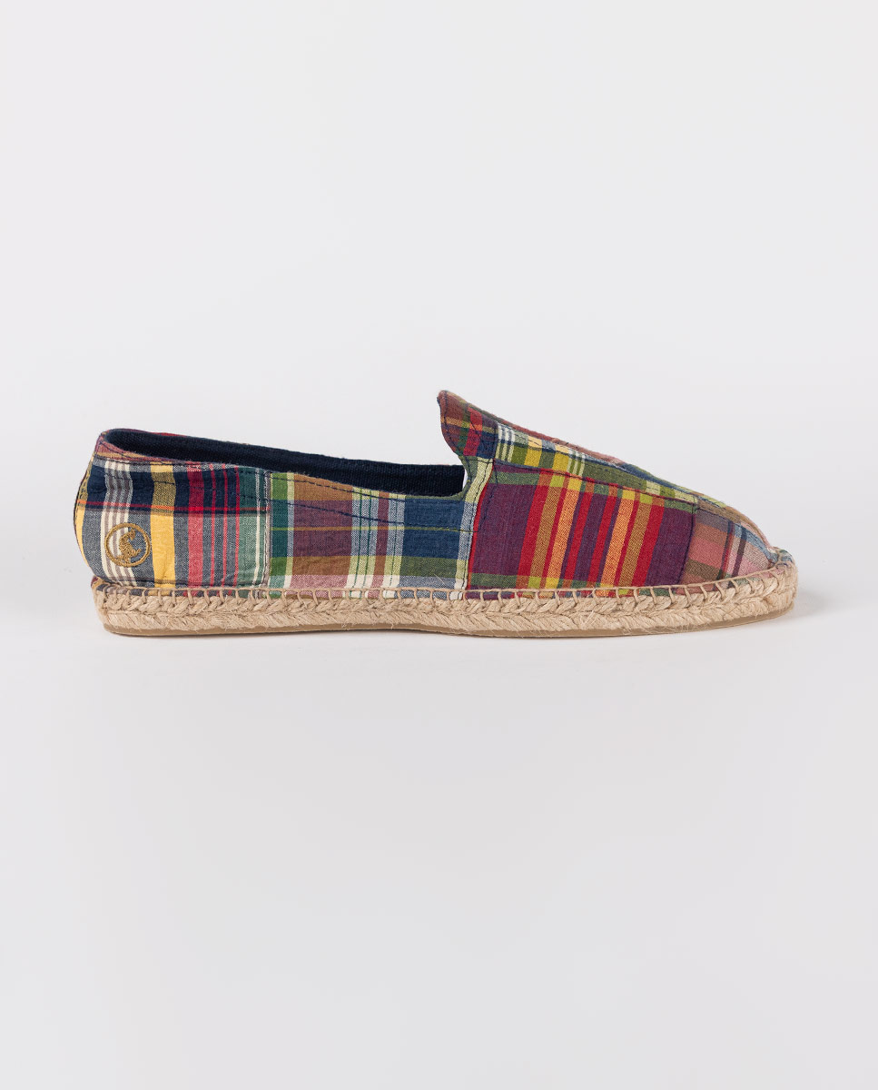 Espadrilha xadrez Madras