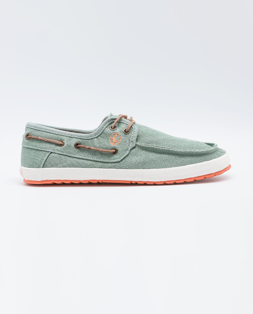Nautico Derby Canvas Verde