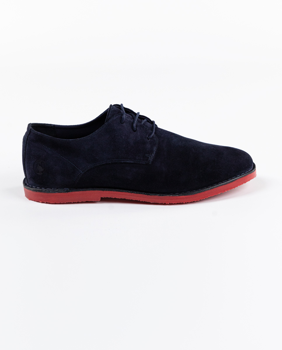 Navy Suede Desert Shoes