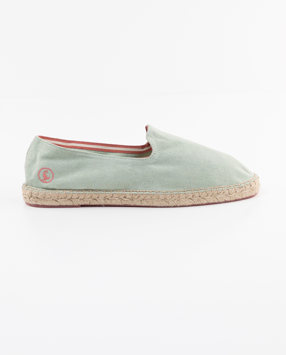 Plain Green Espadrilles