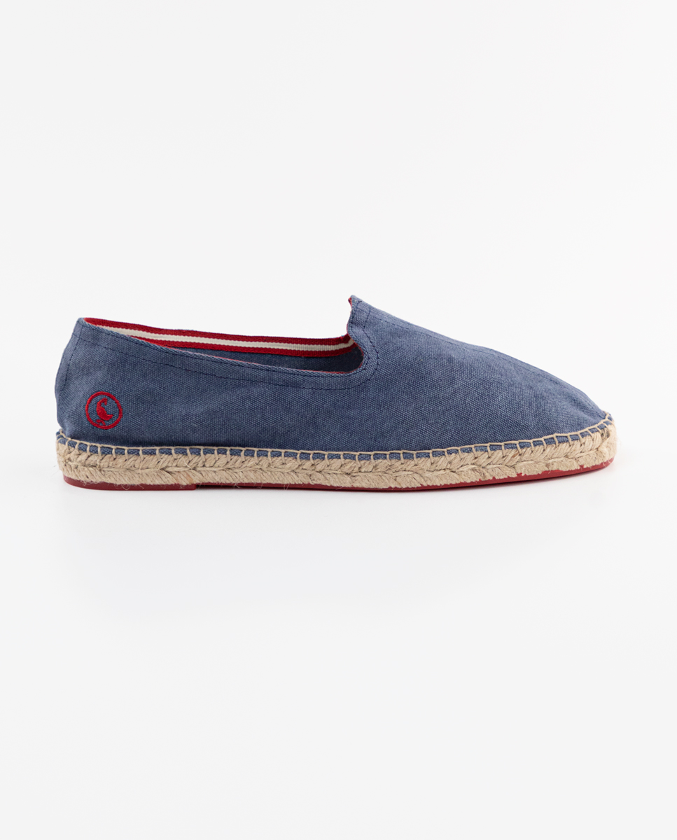 Plain Indigo Espadrilles