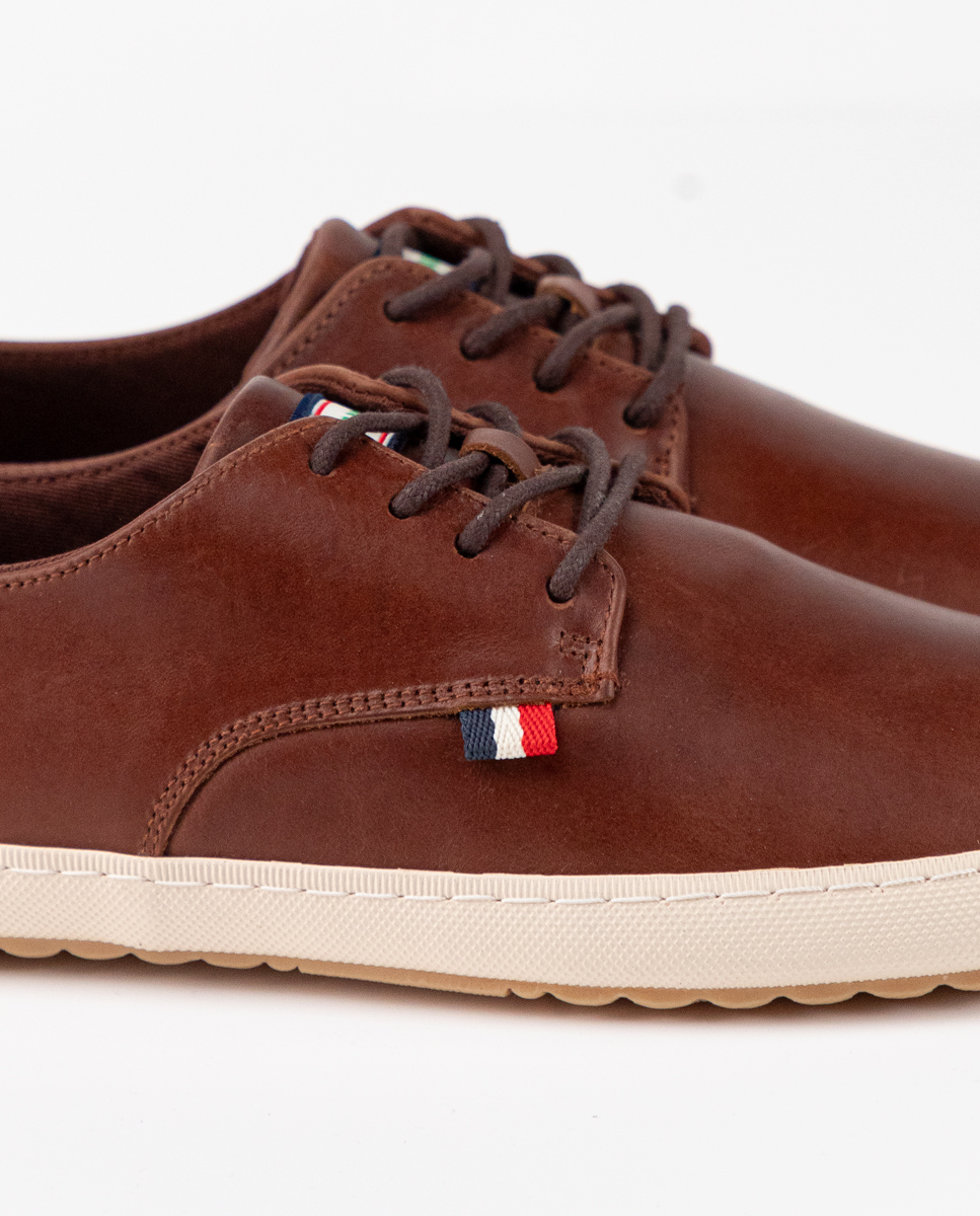 Derby Snaeker Piel Marrón