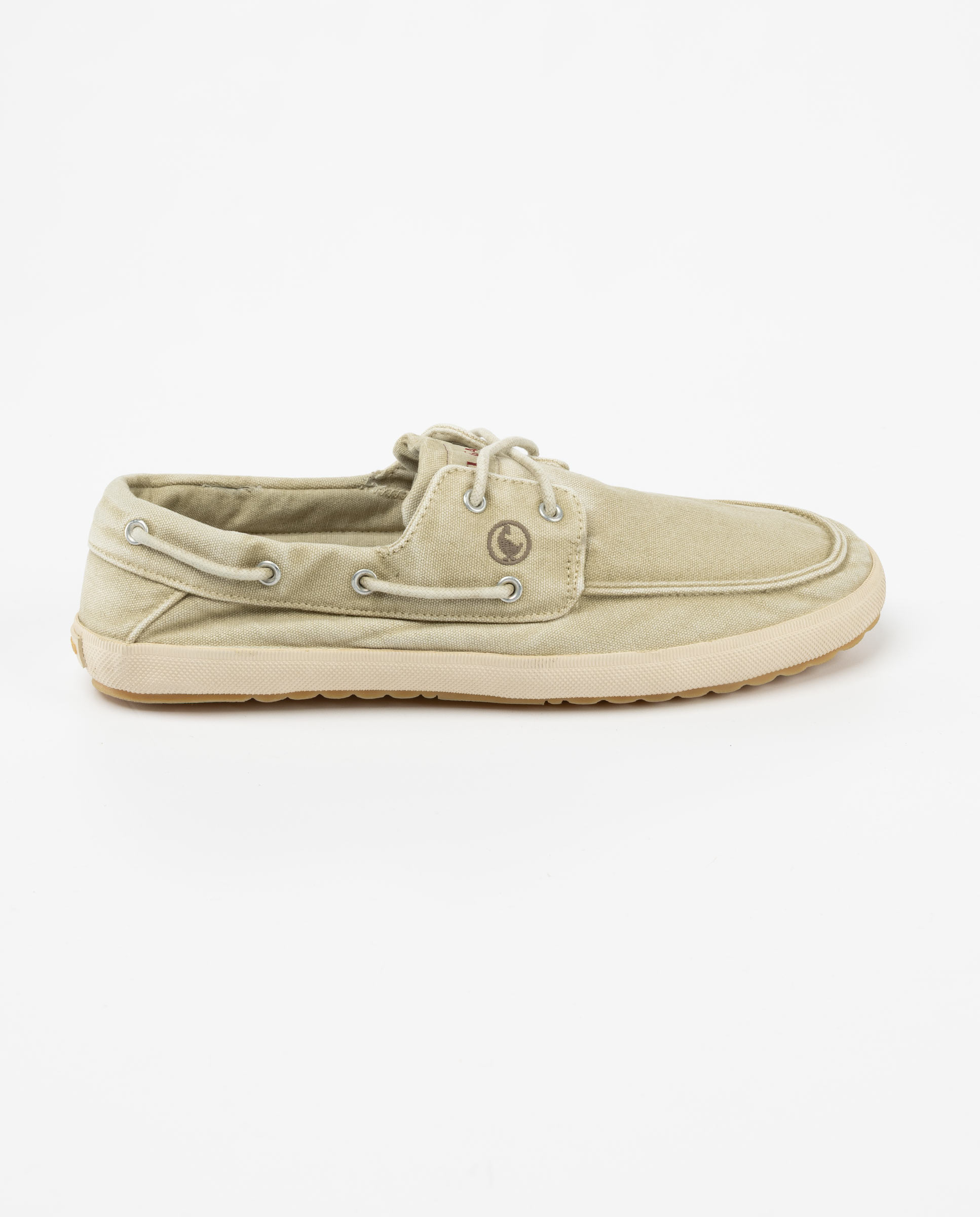 Naútico Garment Dyed Sneaker Canvas Beige