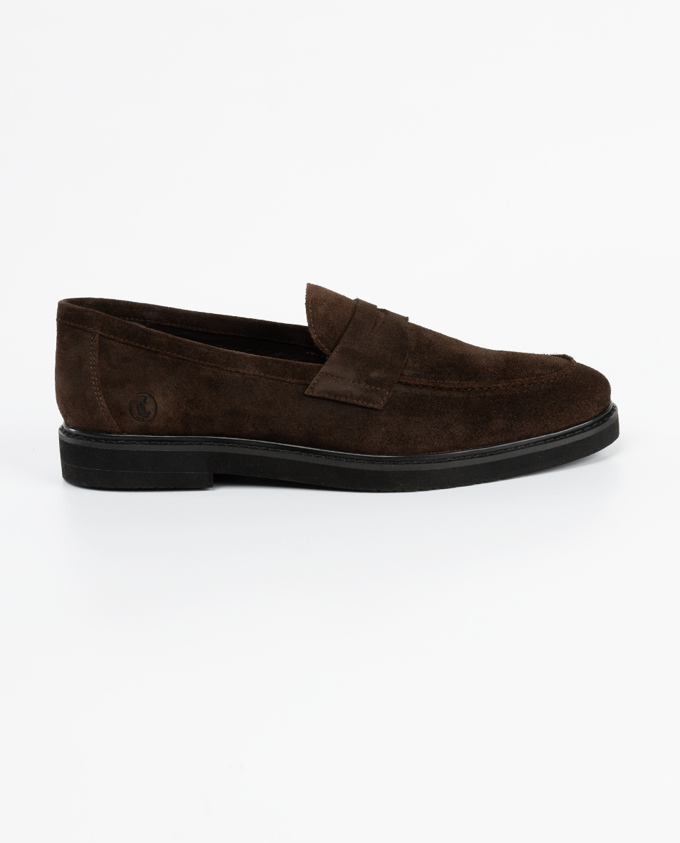 Mocasín Ante Marrón