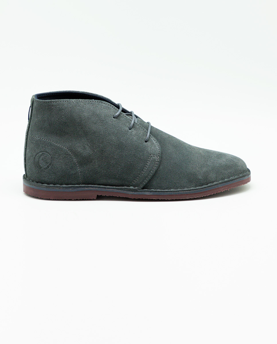 Grey Suede Desert Boots