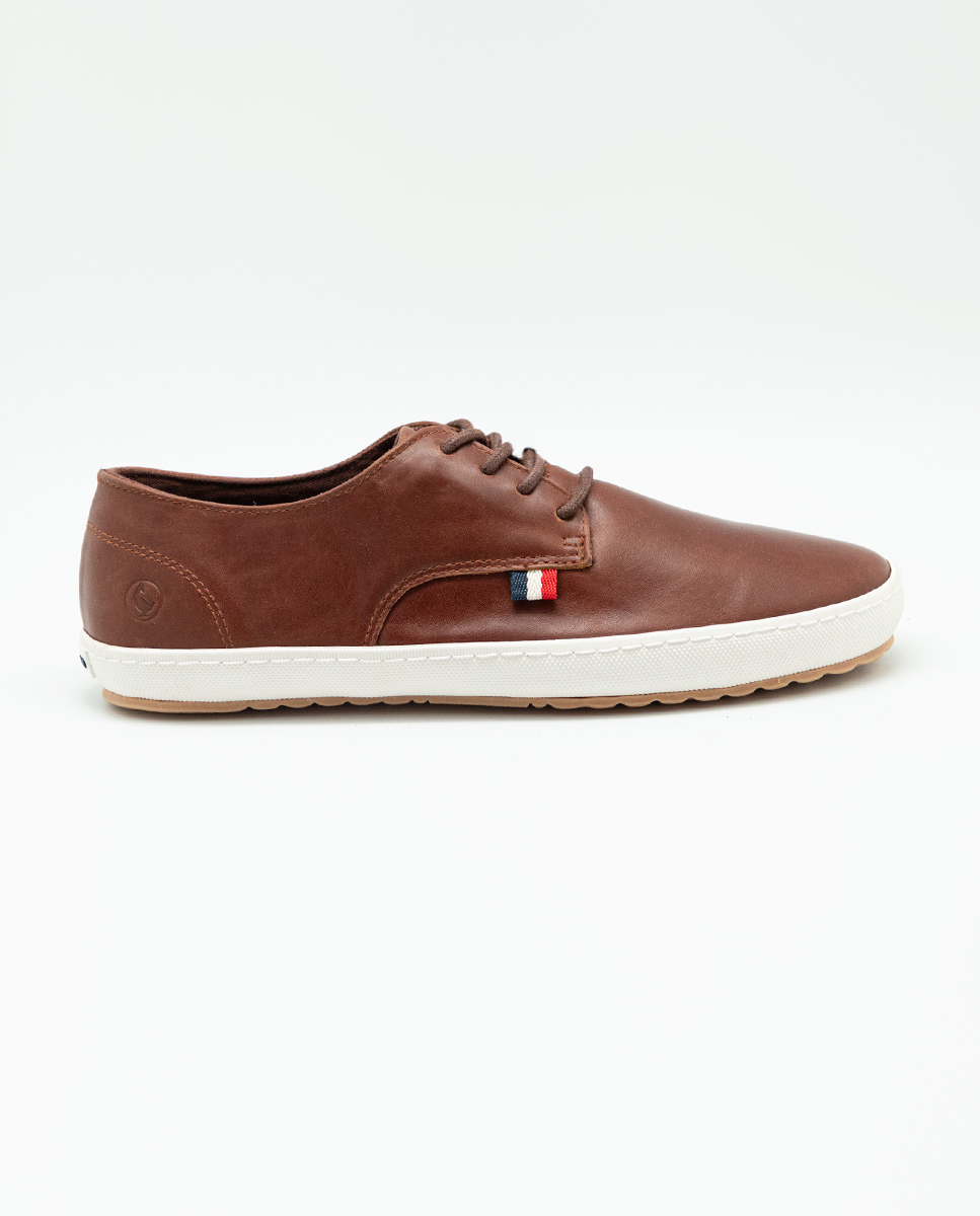 Sneaker Derby Peau Marron