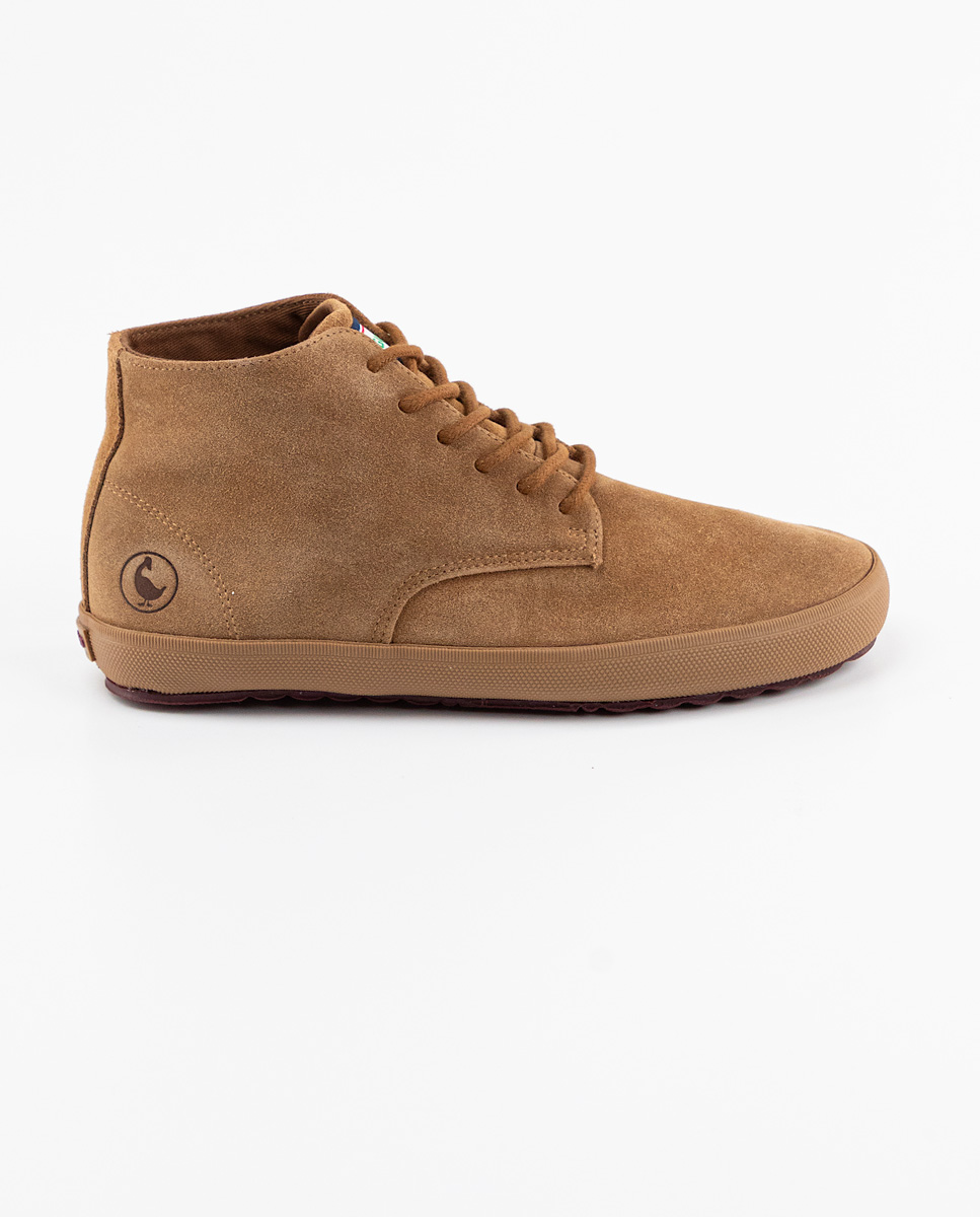 Brown Suede Derby Boots