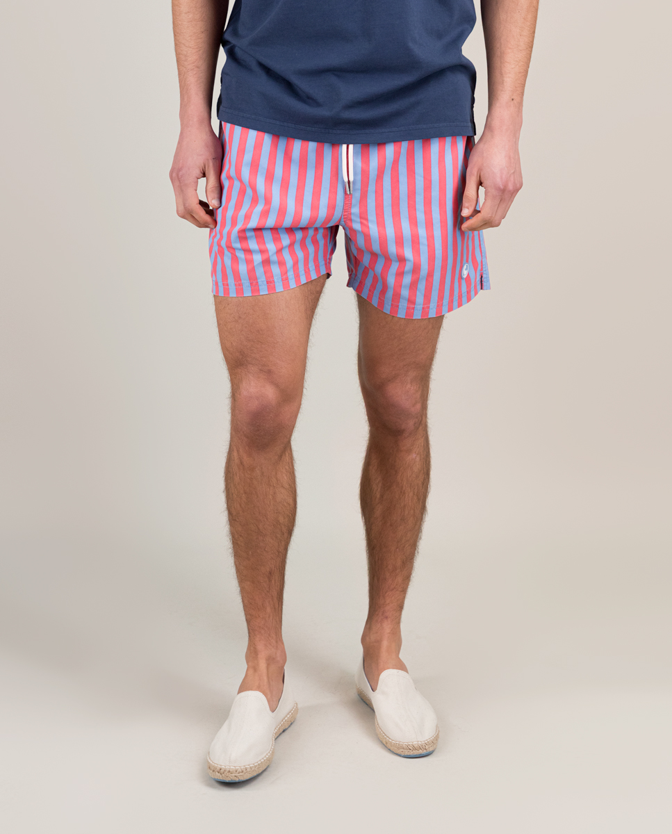 Bañador Raya Rojo