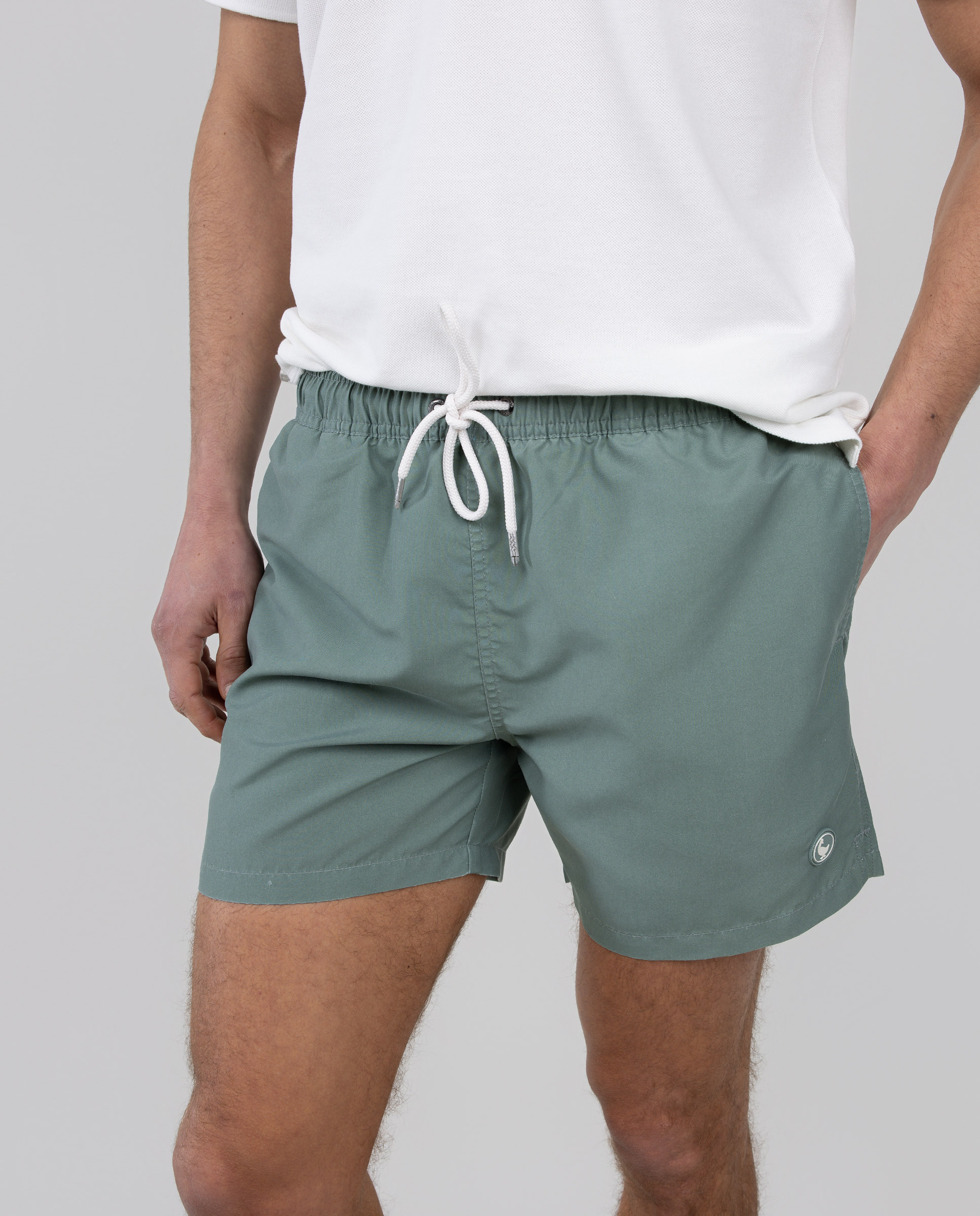 Bañador Liso Verde